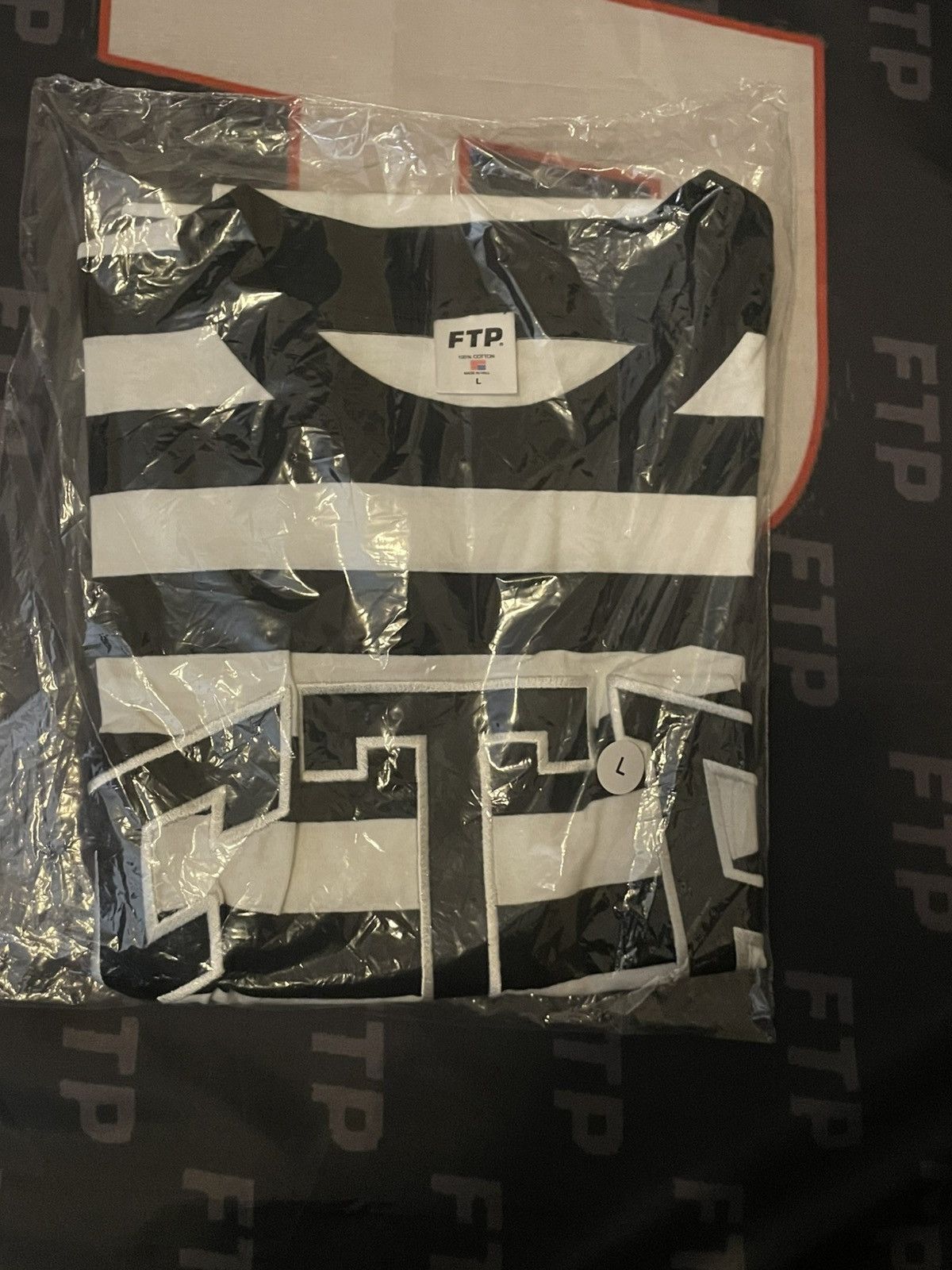 Fuck The Population FTP Striped Arch Logo Tee Size US L / EU 52-54 / 3 - 3 Thumbnail