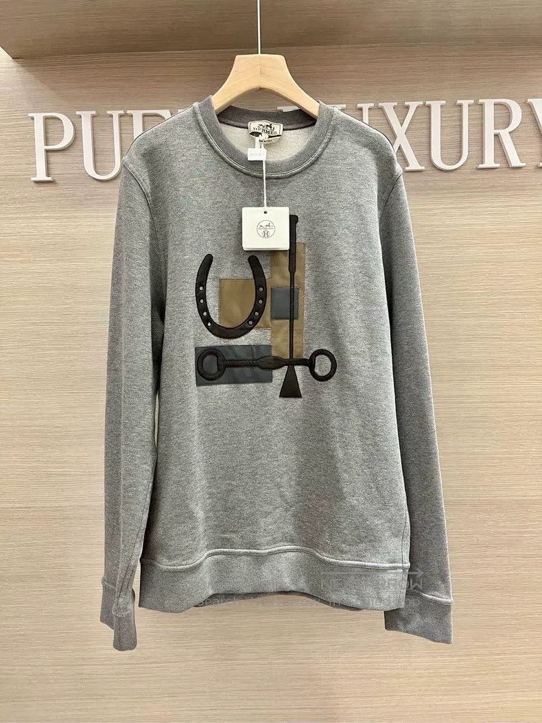 Hermes Hermes SS24 letter print crew neck pullover short sleeve T Size M / US 6-8 / IT 42-44 - 1 Thumbnail