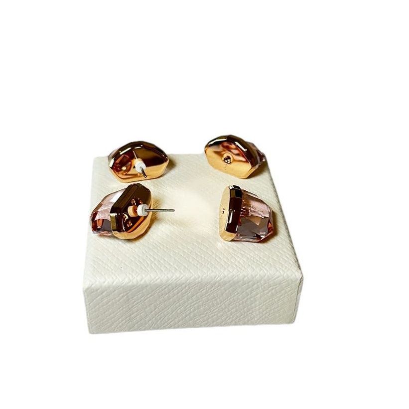 Swarovski Swarovski Lucent stud earrings Pink, Rose gold-tone plated Size ONE SIZE - 5 Thumbnail