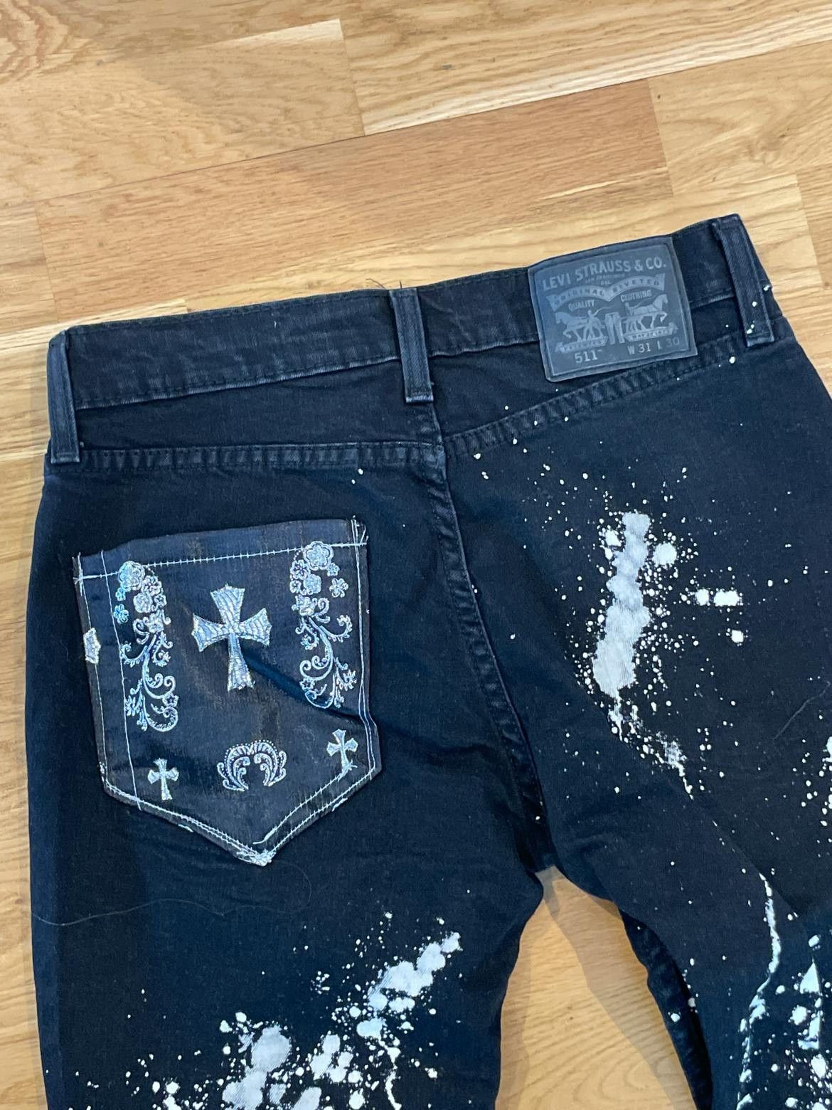 Other Punk Denim Pants Size US 31 - 7 Thumbnail