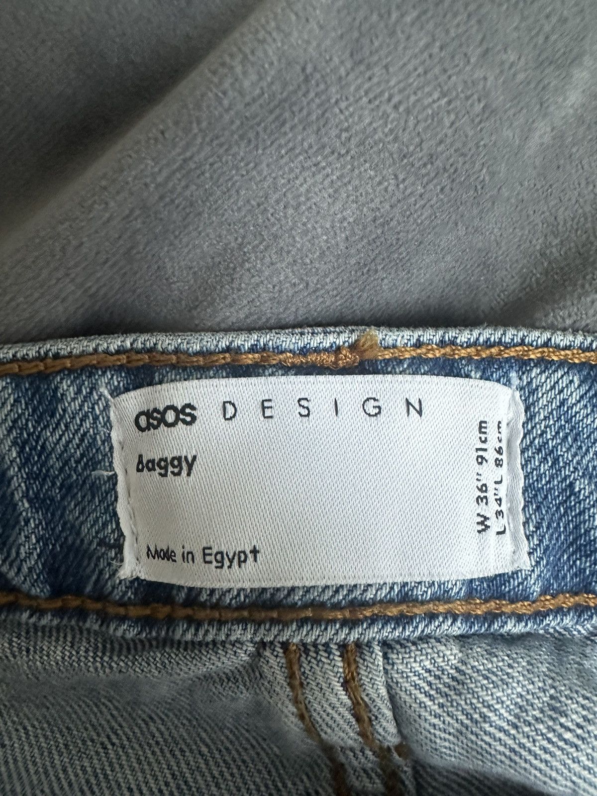 Asos Asos Baggy Jean, Size 36x34" Size US 36 / EU 52 - 3 Thumbnail
