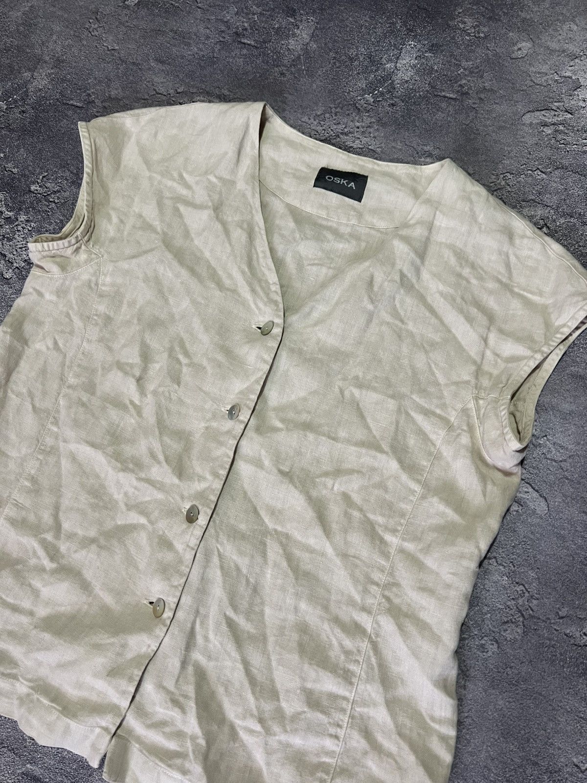 OSKA Vintage OSKA Avant-Garde Button-Up Shirt If Six Was Nine Size M / US 6-8 / IT 42-44 - 2 Thumbnail