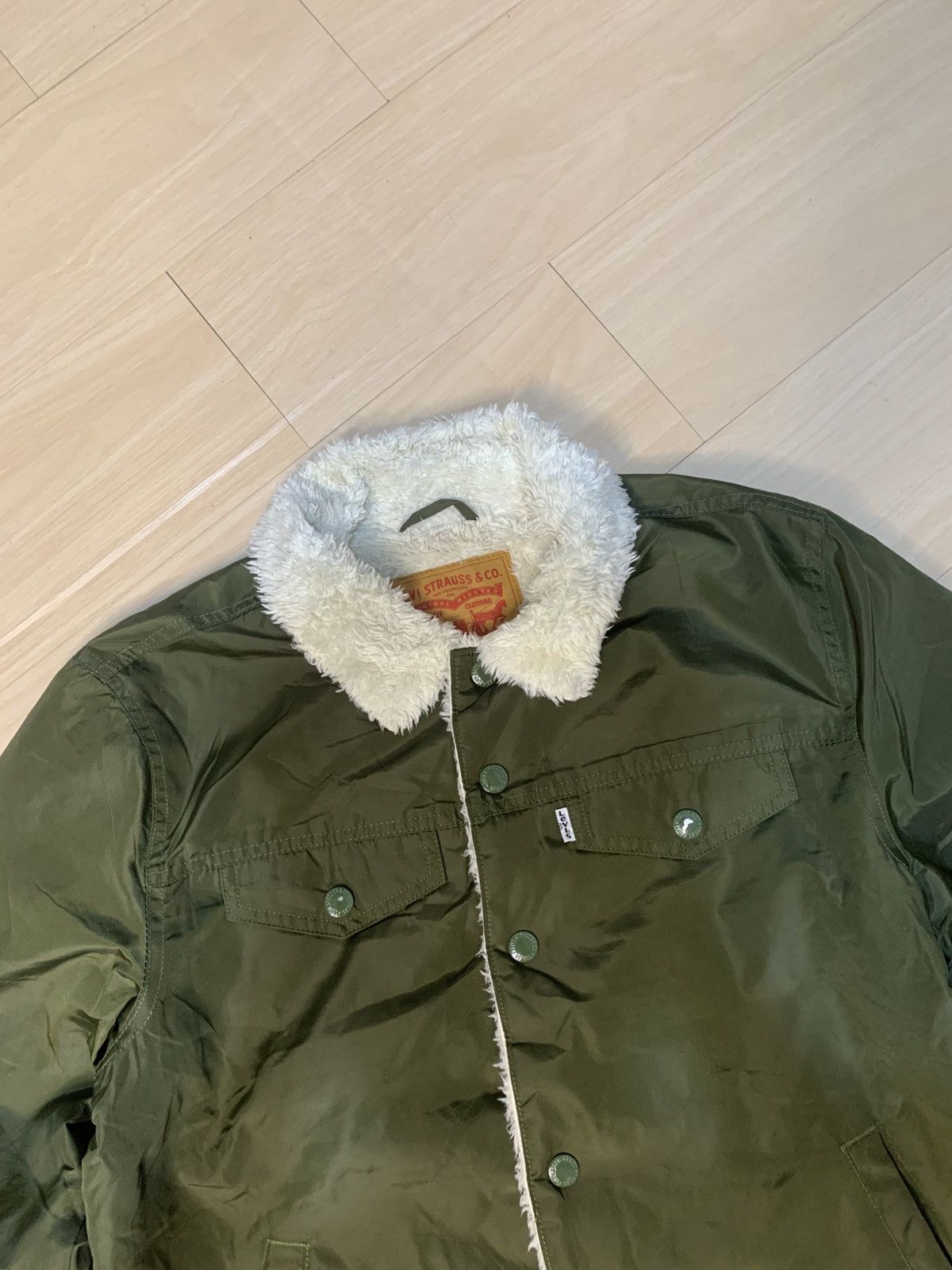 Levi's Levis Sherpa Tangker Jacket Size US M / EU 48-50 / 2 - 4 Thumbnail
