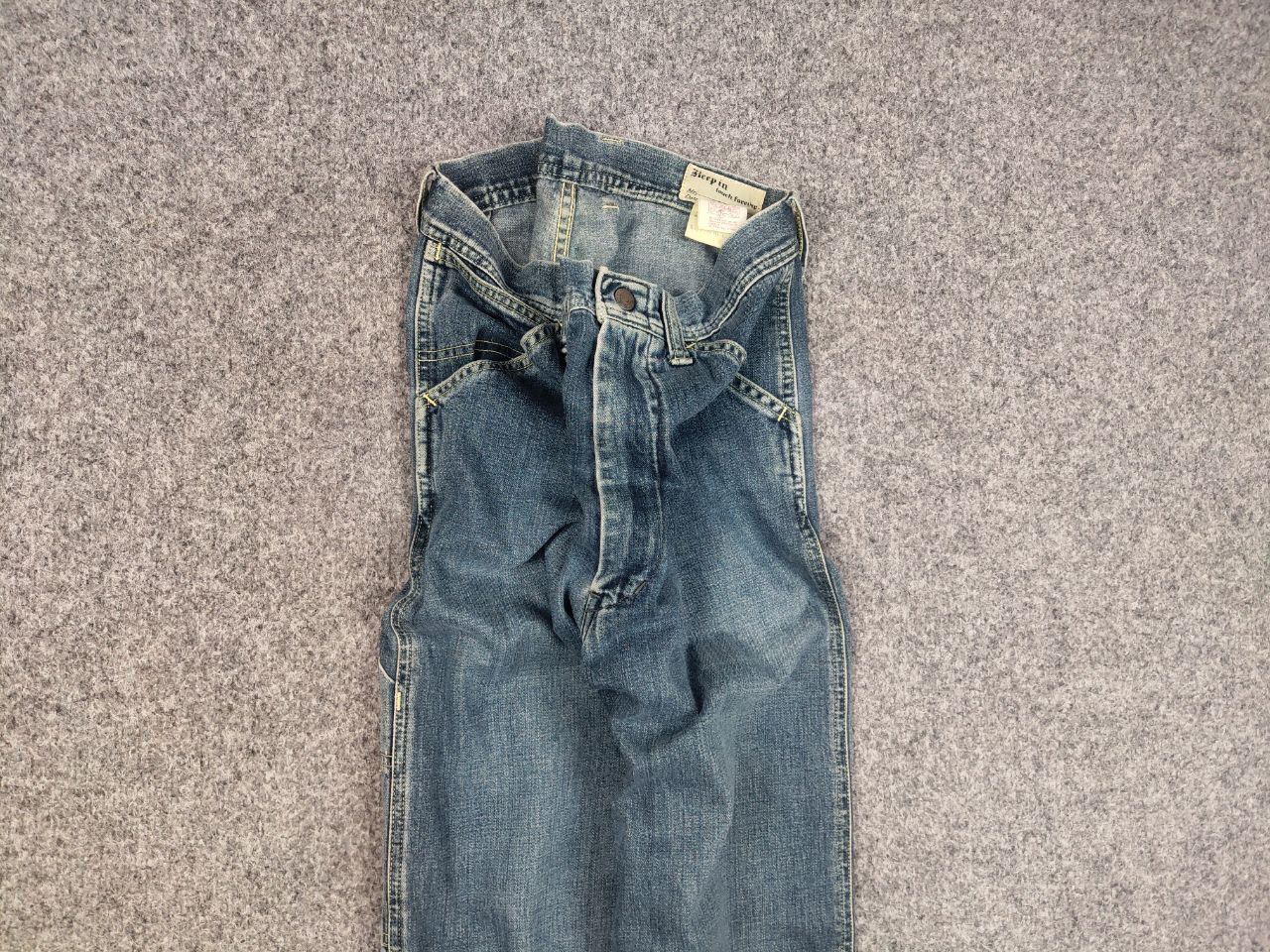 Japanese Brand Vintage Bartack System-u Japanese Denim Faded Jeans Scovill Size US 30 / EU 46 - 3 Thumbnail