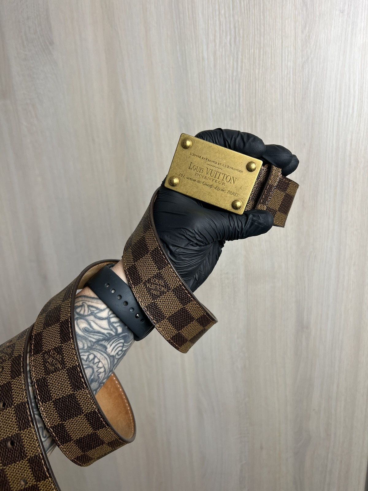 Louis Vuitton Louis Vuitton Damier Inventeur Belt Size ONE SIZE - 2 Thumbnail