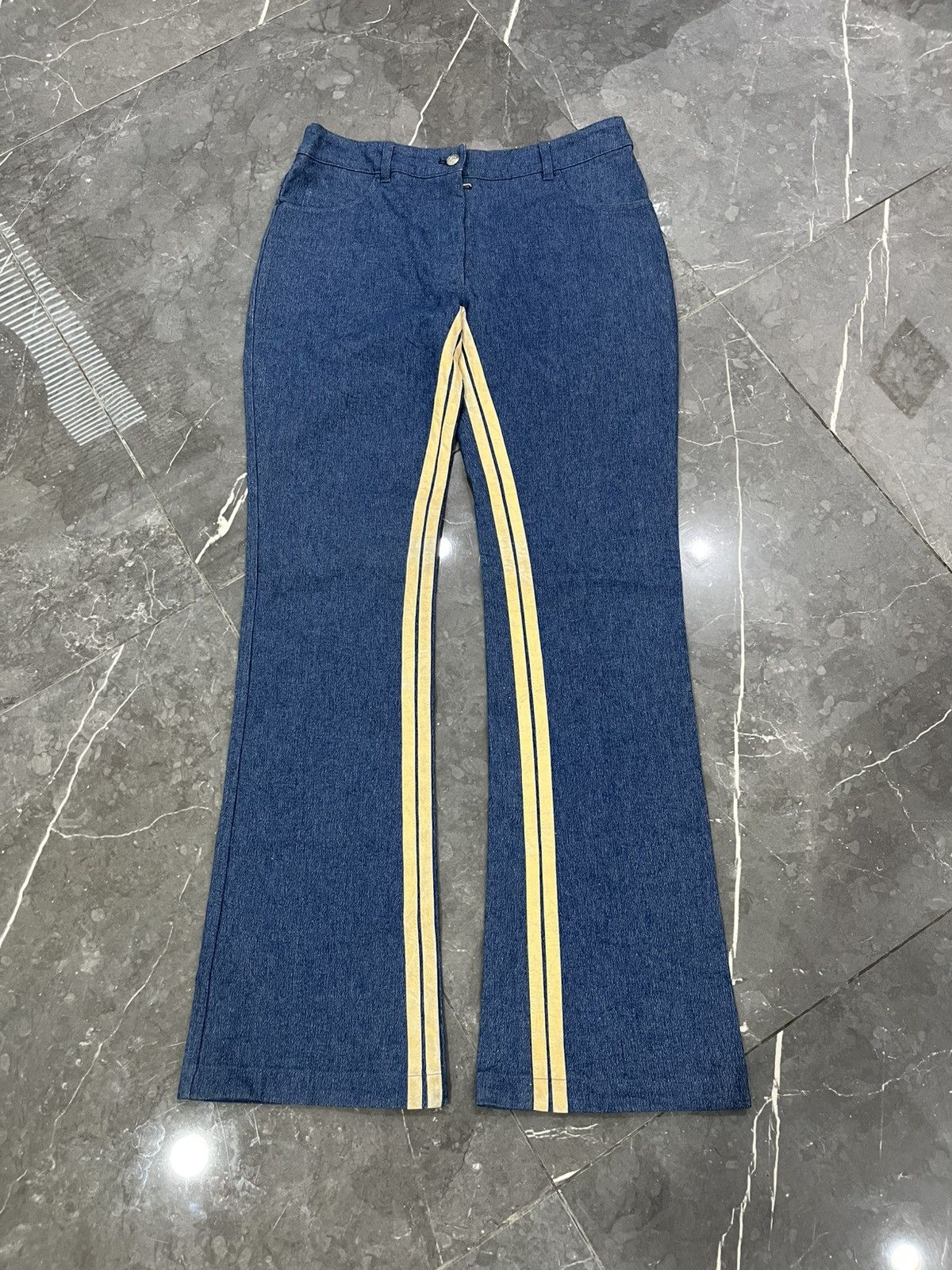 Dior Jhon galliano dior flared pants Size 29" - 1 Thumbnail