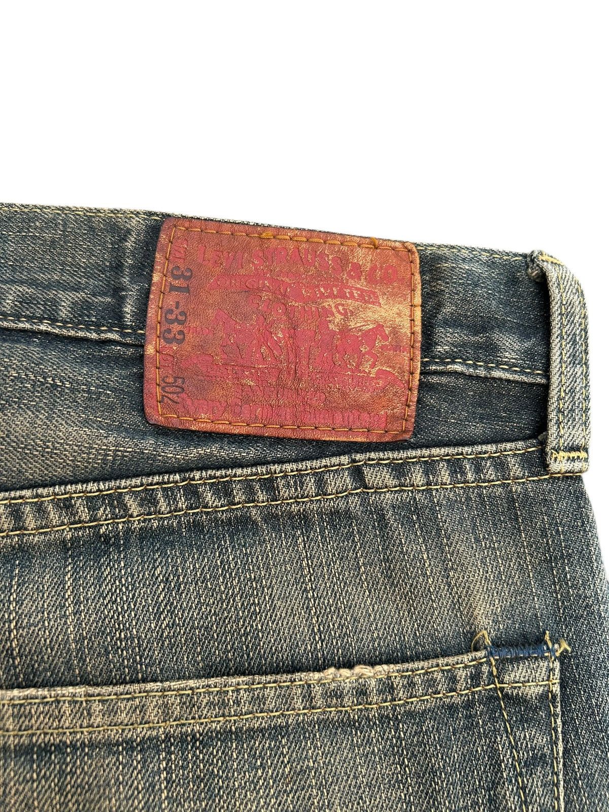 Kapital Vintage Levis Rusty Mudwash Distressed Denim Jeans Size US 31 - 9 Thumbnail