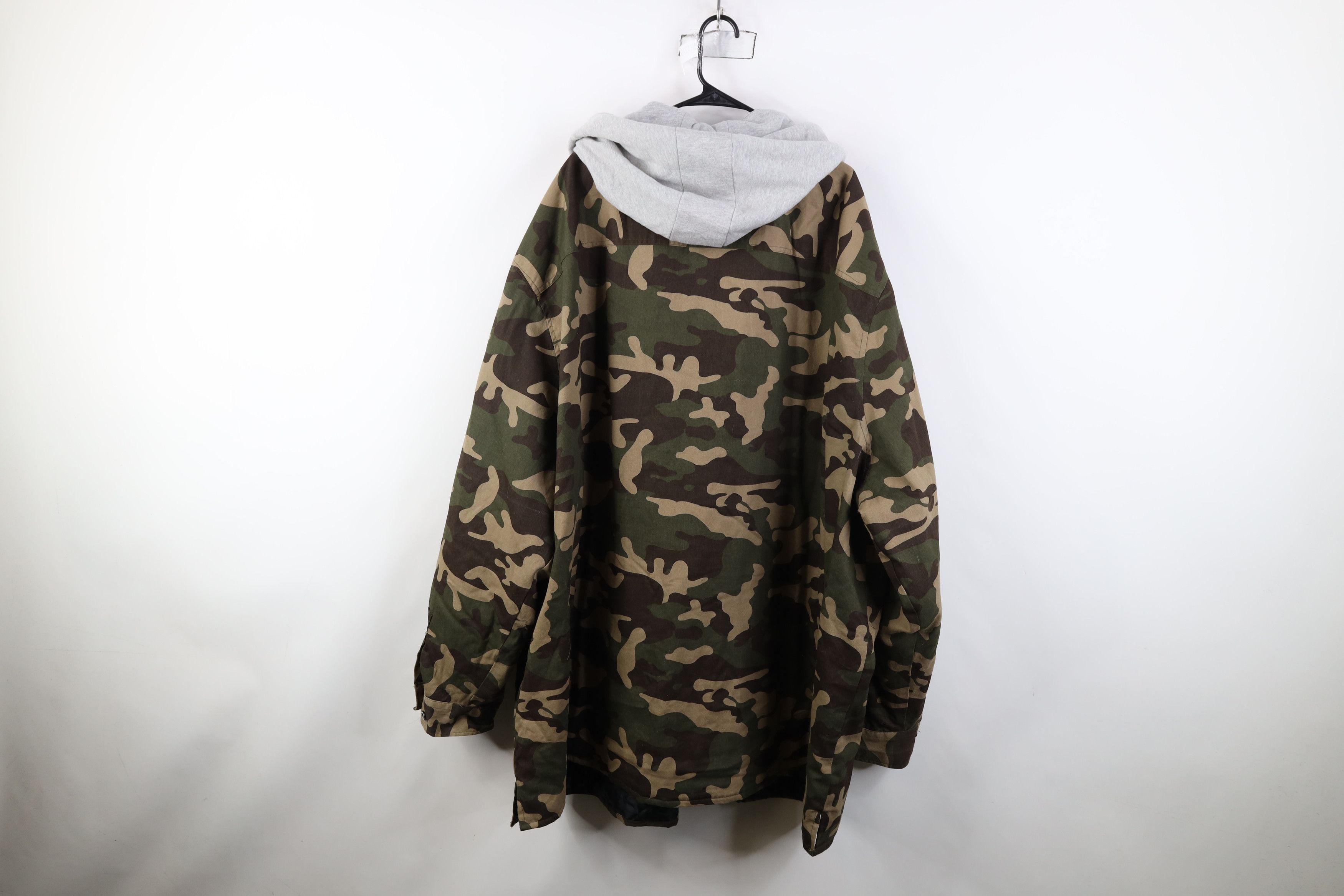 Vintage Vintage Y2K Streetwear Quilted Camouflage Shirt Jacket Size US XXL / EU 58 / 5 - 12 Thumbnail