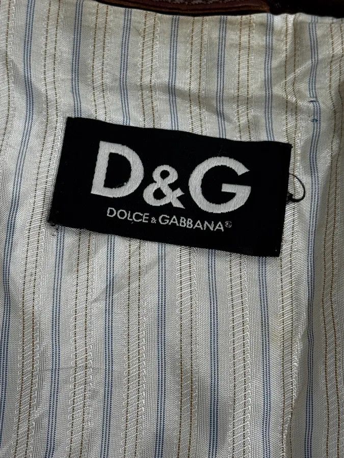 Dolce & Gabbana 2000s Dolce & Gabbana Bordeaux Leather Premium Jacket Size US M / EU 48-50 / 2 - 11 Thumbnail