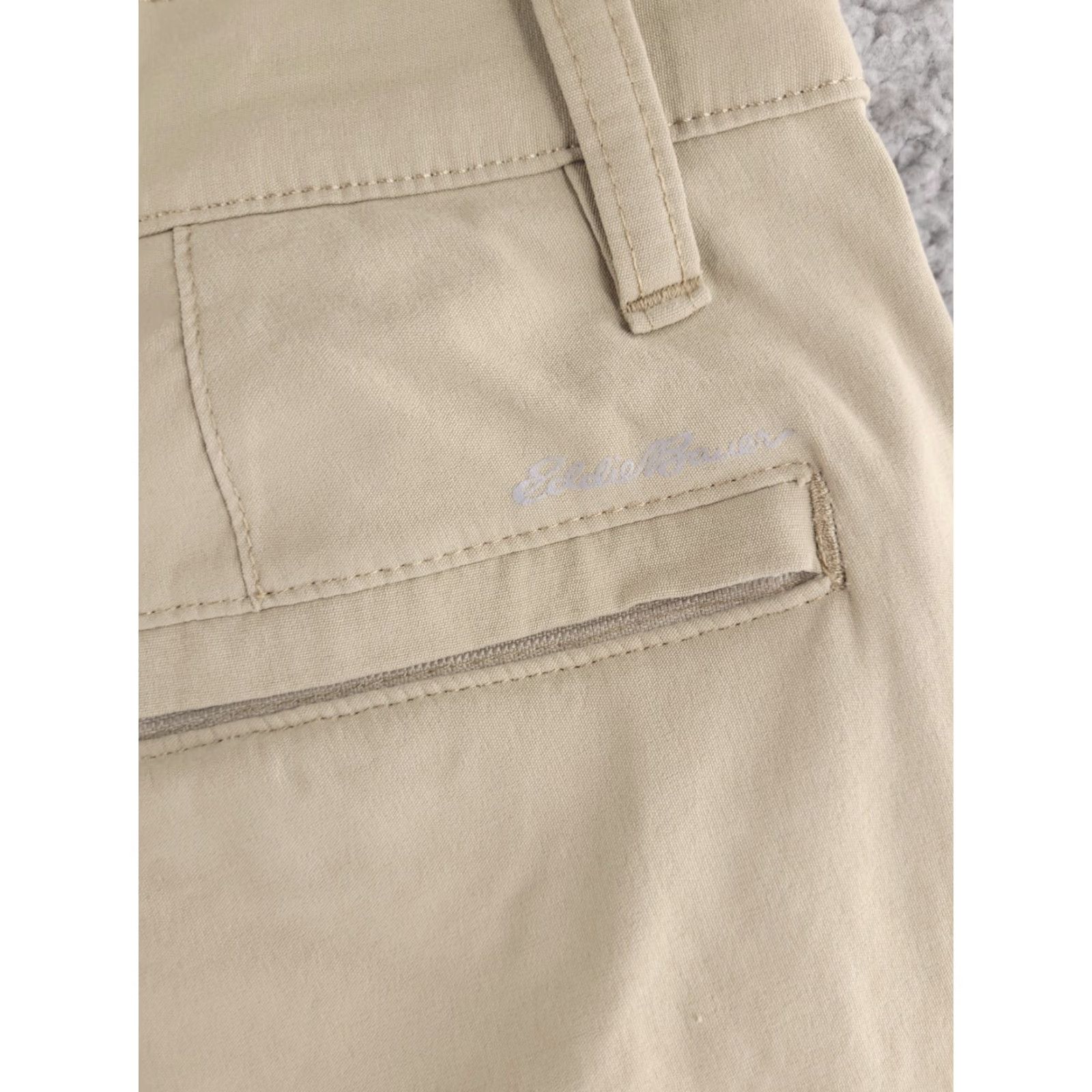 Eddie Bauer Eddie Bauer Pants Mens 34x31 Nylon Stretch Utility Beige Brown Tan Straight Fit Pants Mens 34x31 Beige Nylon Stretch Chino Regular Inseam 31 Size US 34 / EU 50 - 6 Thumbnail
