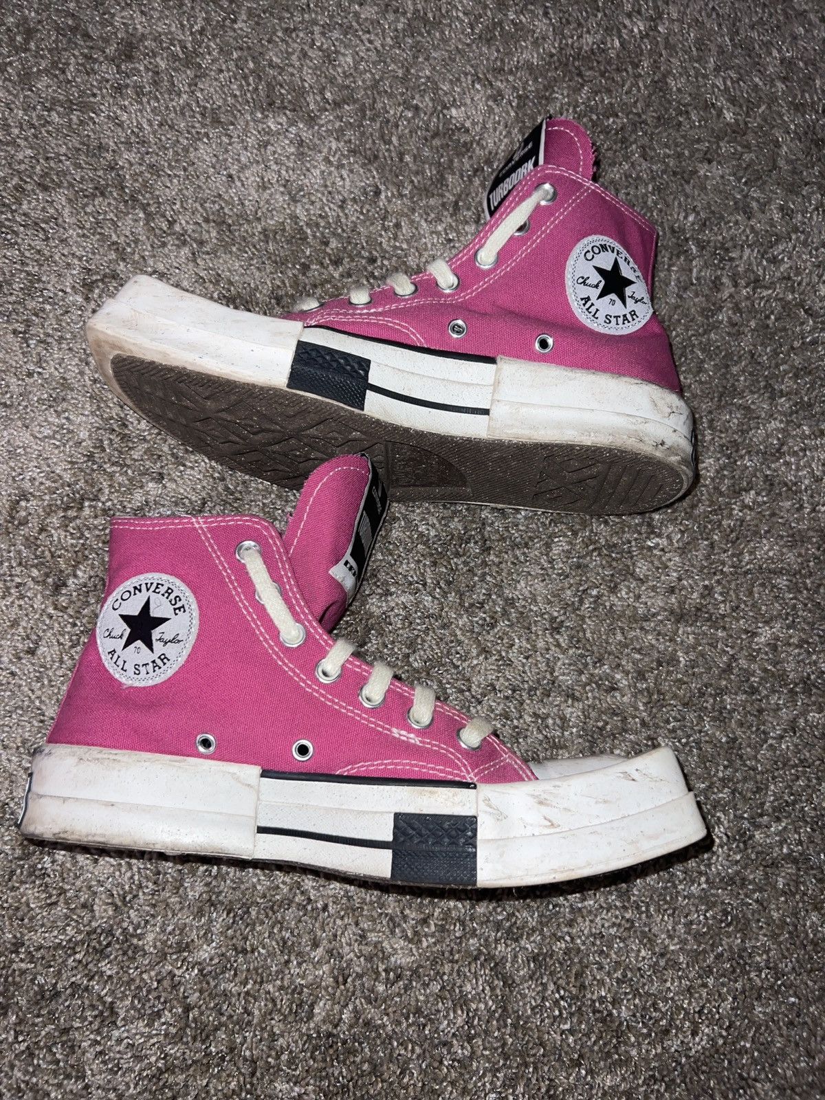 Converse × Rick Owens Drkshdw RICK OWEN X CONVERSE TURBODRK PINK Size US 5.5 / EU 38 - 6 Thumbnail