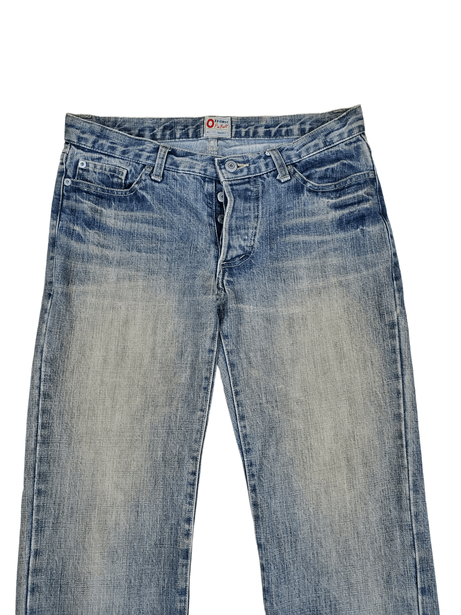 Vintage 🔥🔥Vintage Active Market Distressed Denim🔥🔥 Size US 32 / EU 48 - 4 Thumbnail