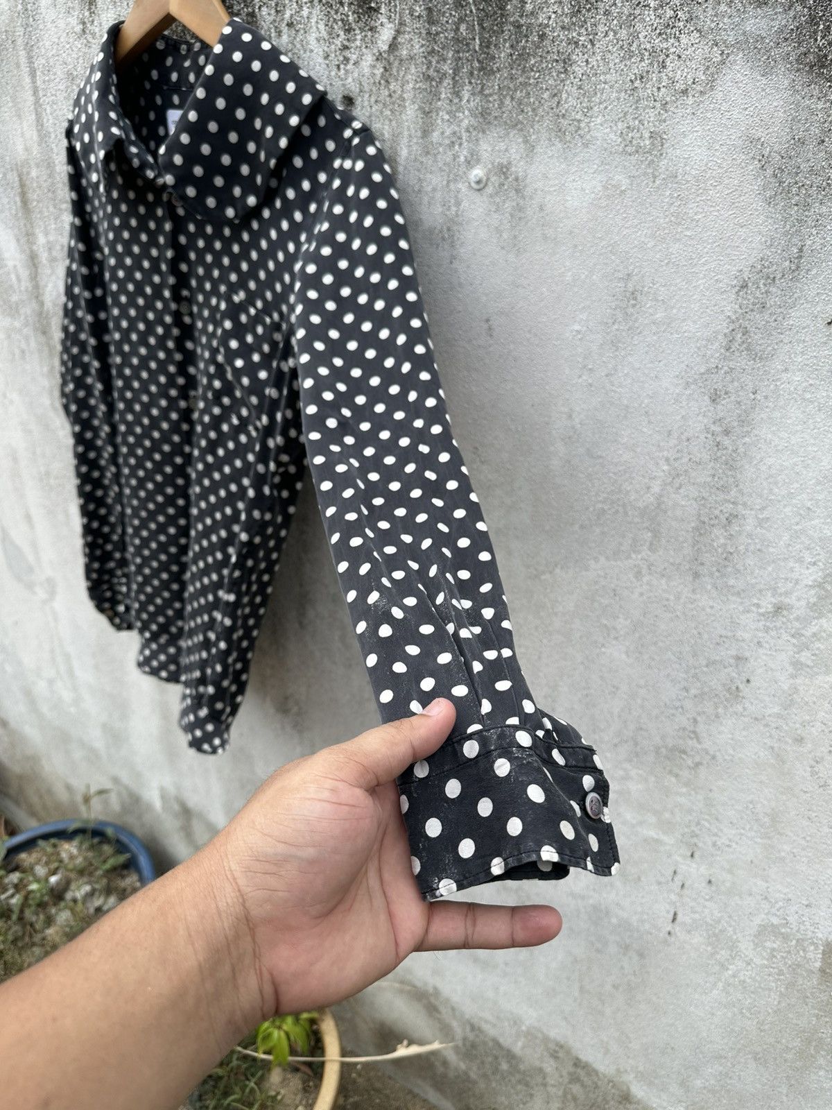 Comme des Garcons Comme des garcons girl black and white polka dot silk shirt Size S / US 4 / IT 40 - 5 Thumbnail