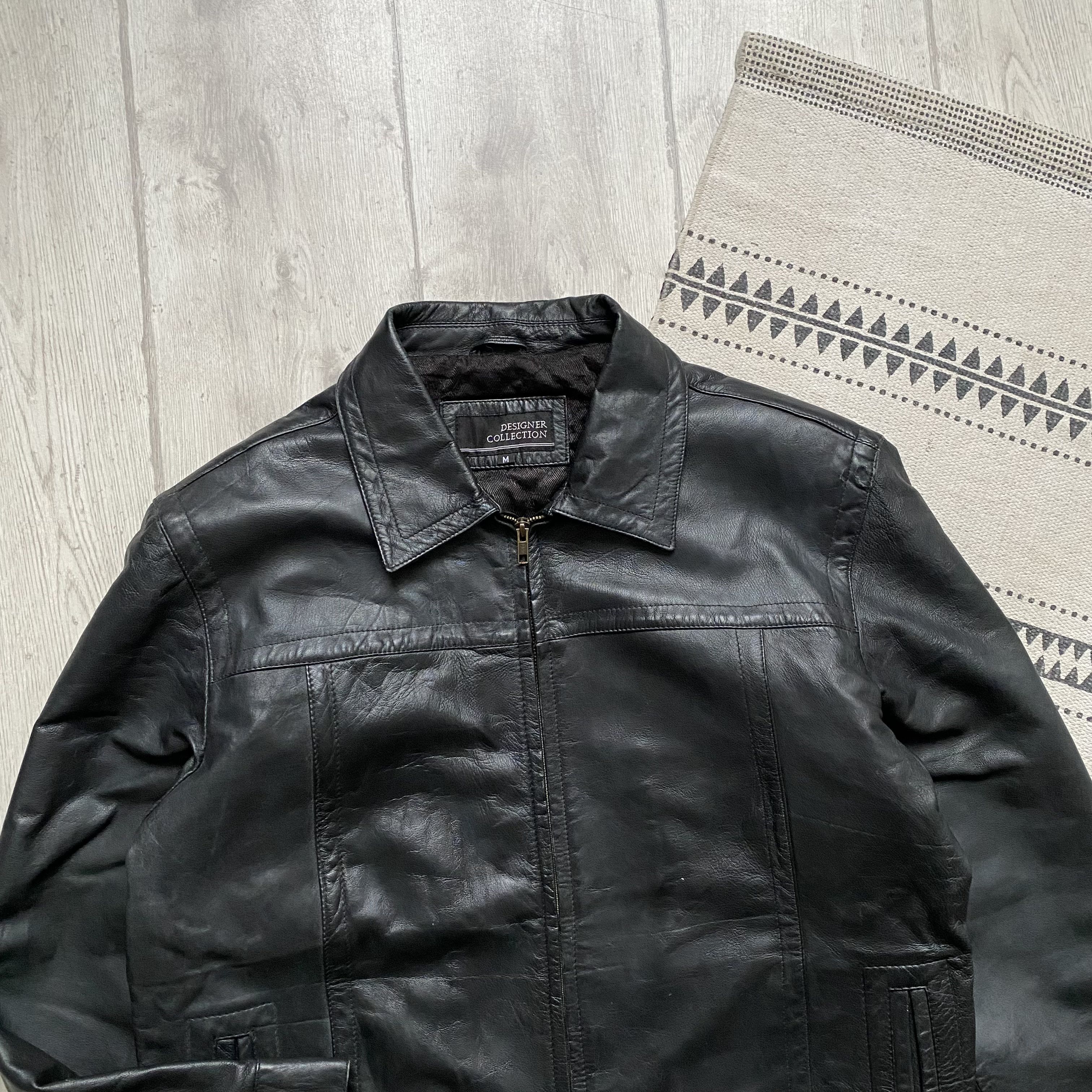 Diesel Vintage 90s Diesel style Real leather jacket Y2K Size US M / EU 48-50 / 2 - 2 Thumbnail