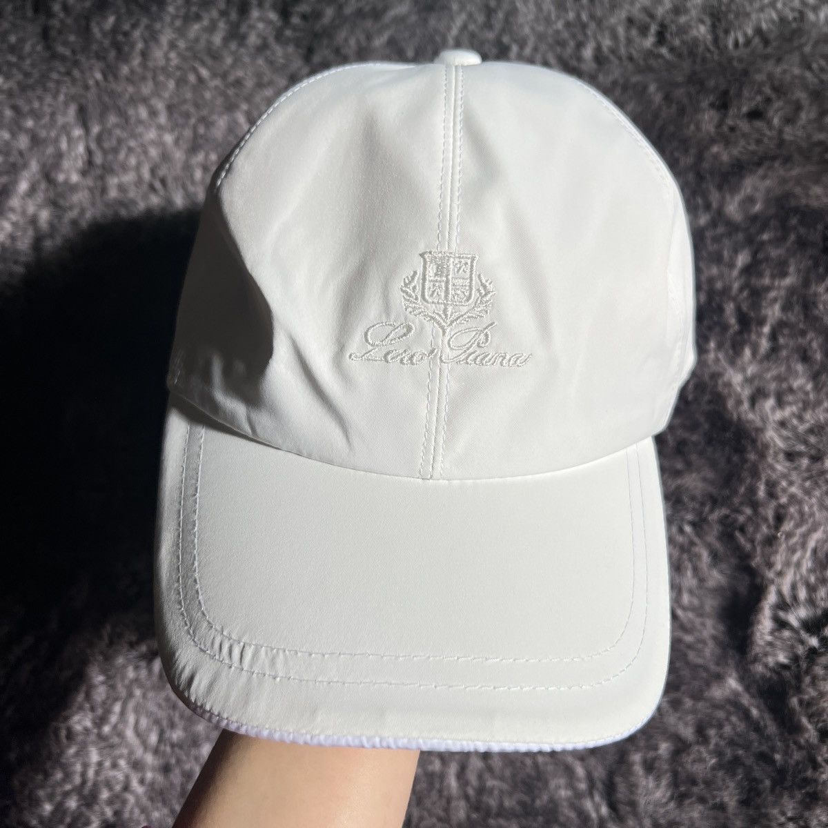 Loro Piana Loro Piana Hat Golf Baseball Cap Logo Shell New White Size ONE SIZE - 8 Thumbnail