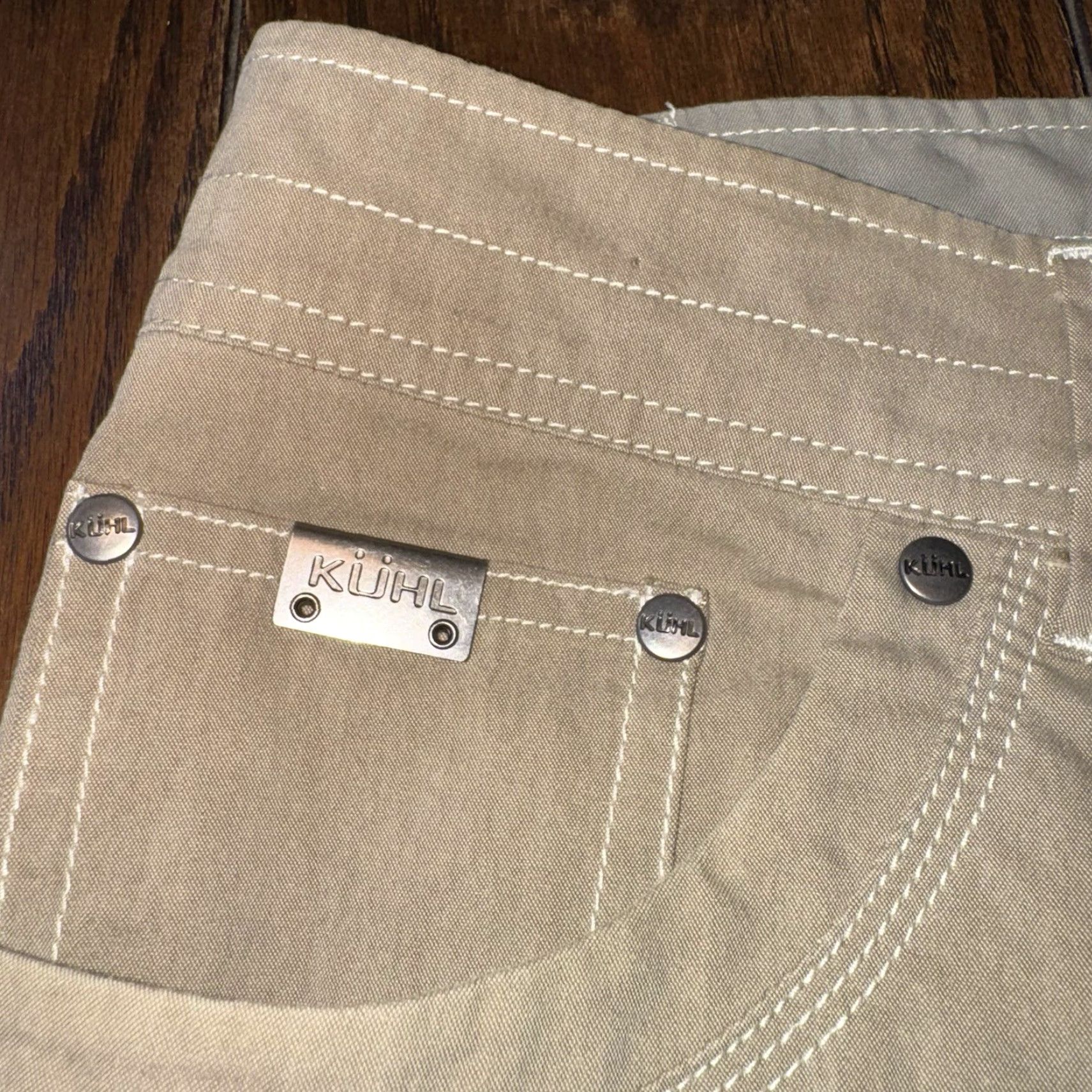 Vintage Kuhl Pants Mens 38x30 Beige Outdoor Hiking Vented Cargo Size US 38 / EU 54 - 4 Thumbnail