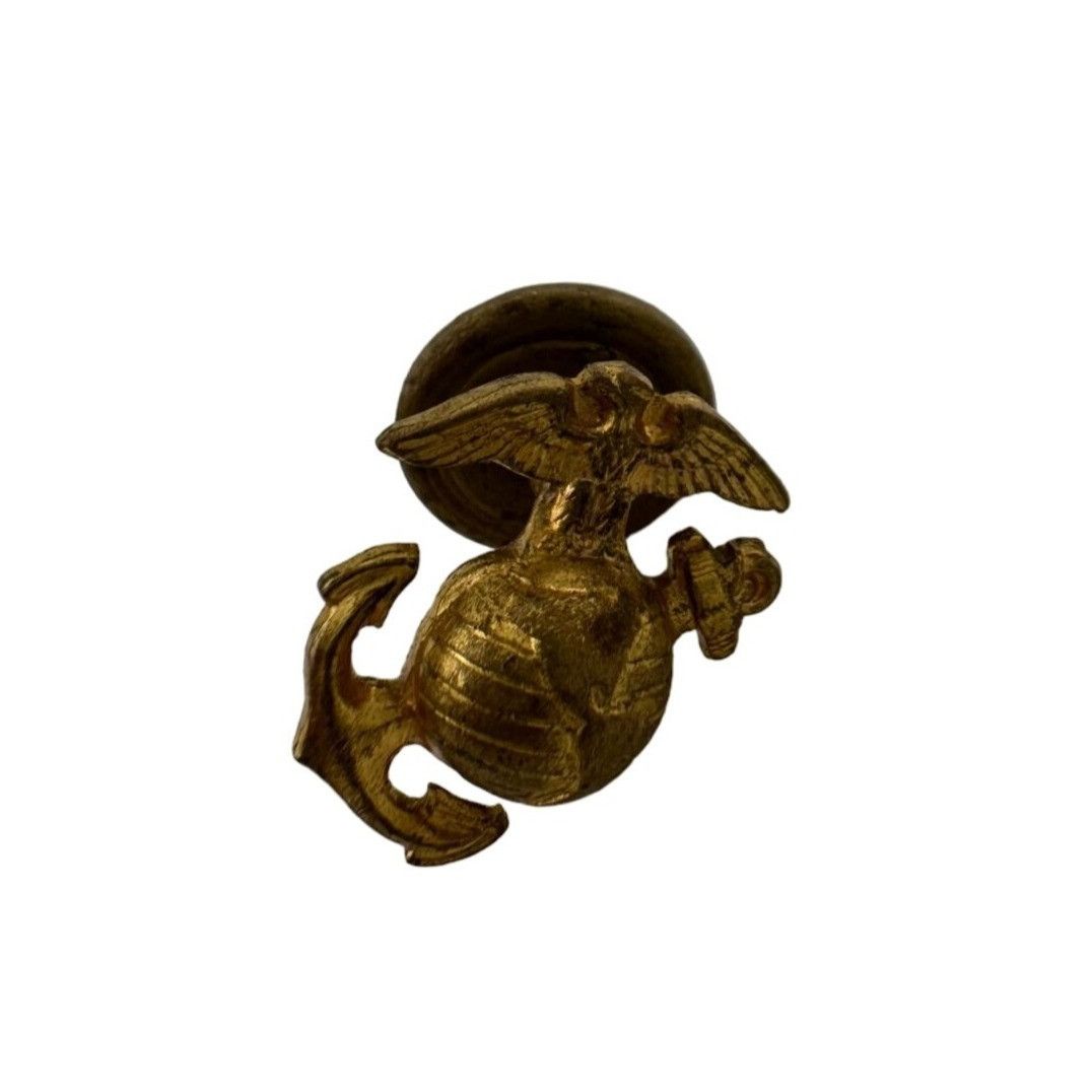 Other Vintage WWII U.S. Navy Military Eagle Globe Anchor Lapel Hat Size ONE SIZE - 2 Thumbnail