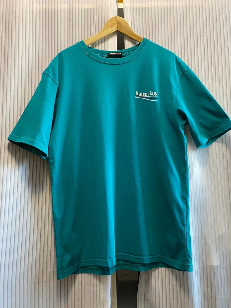 Balenciaga Balenciaga Unisex T-shirt with Minor Oil Stains- DMC Size US M / EU 48-50 / 2 - 1 Thumbnail