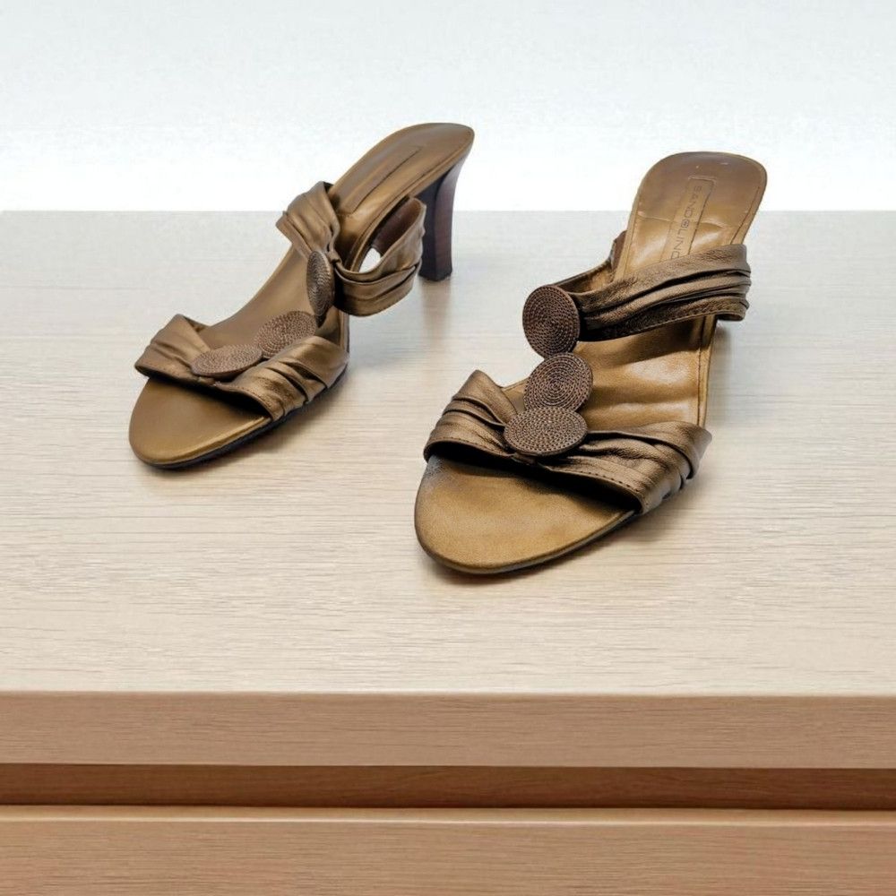 Other Bandolino Judith Gold Sz 7.5 Women's Heels Size US 7.5 / IT 37.5 - 1 Thumbnail