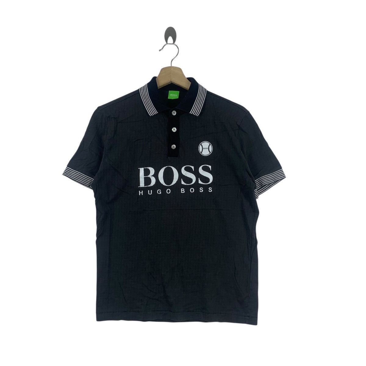 Hugo Boss Vintage HUGO BOSS Baseball Collection Twin Tipped Polo Tee Size US S / EU 44-46 / 1 - 4 Thumbnail