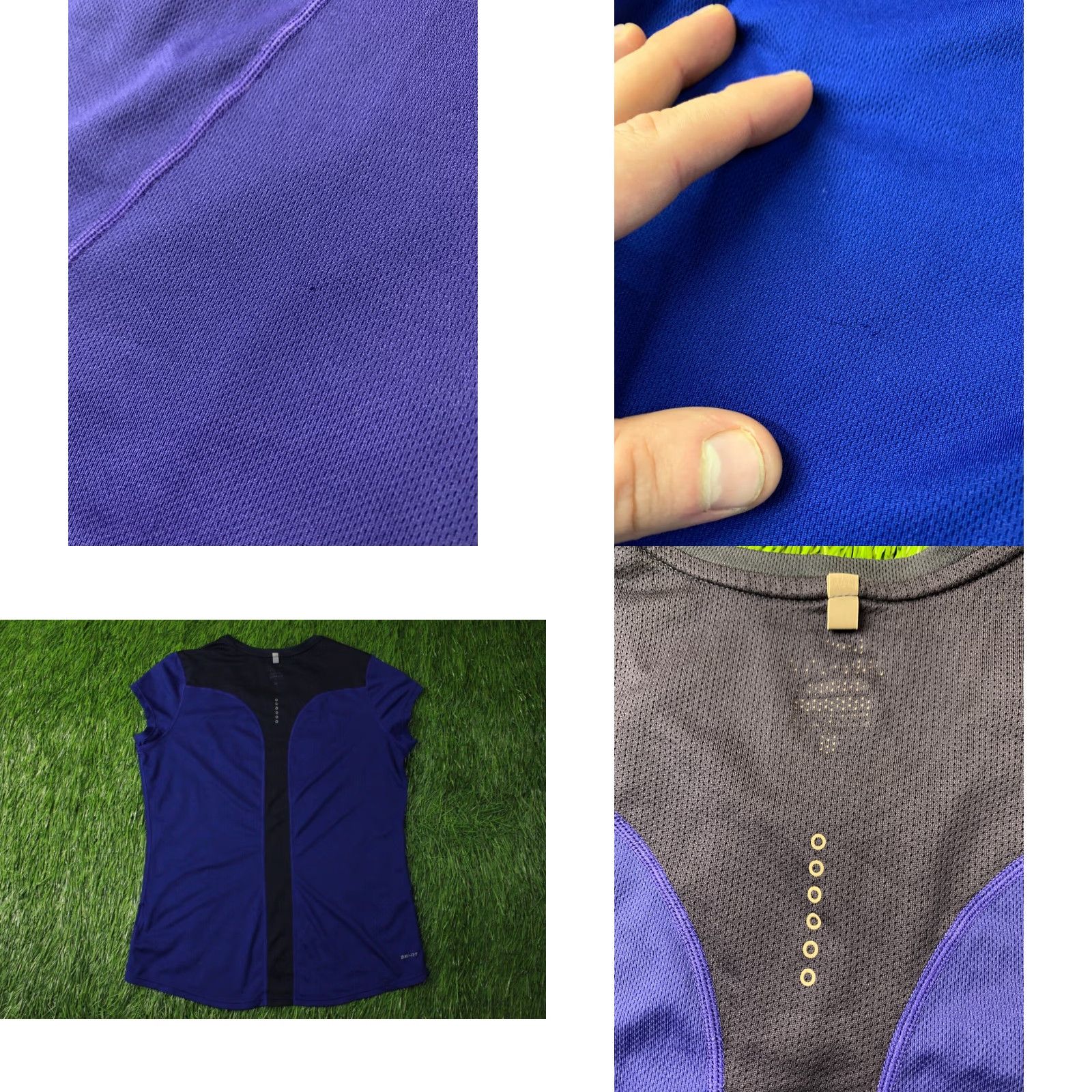 Nike Nike Dri-FIT Running Shirt Women M Blue and Black Training Jersey Tee 2016 Nike Shirt Women Shirt Training 2016 Run Womens Size M / US 6-8 / IT 42-44 - 8 Thumbnail
