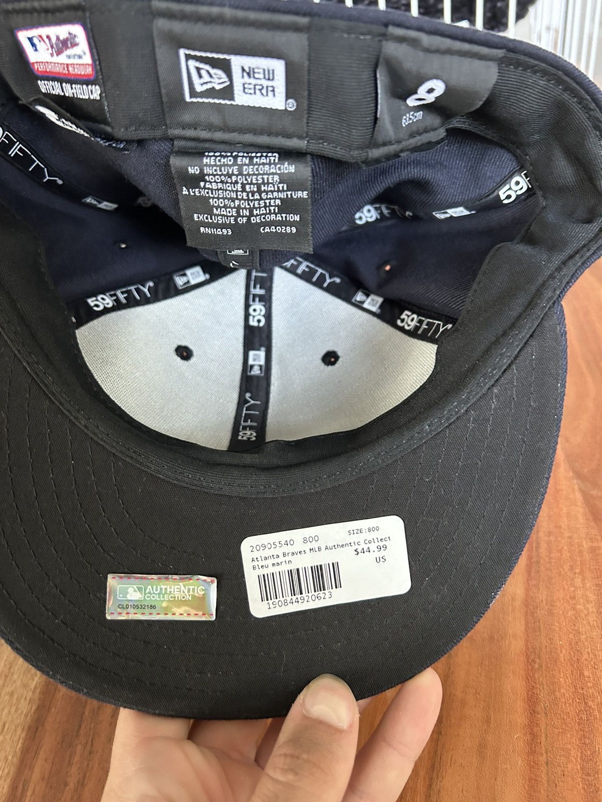 MLB Atlanta Braves hat Size ONE SIZE - 2 Thumbnail