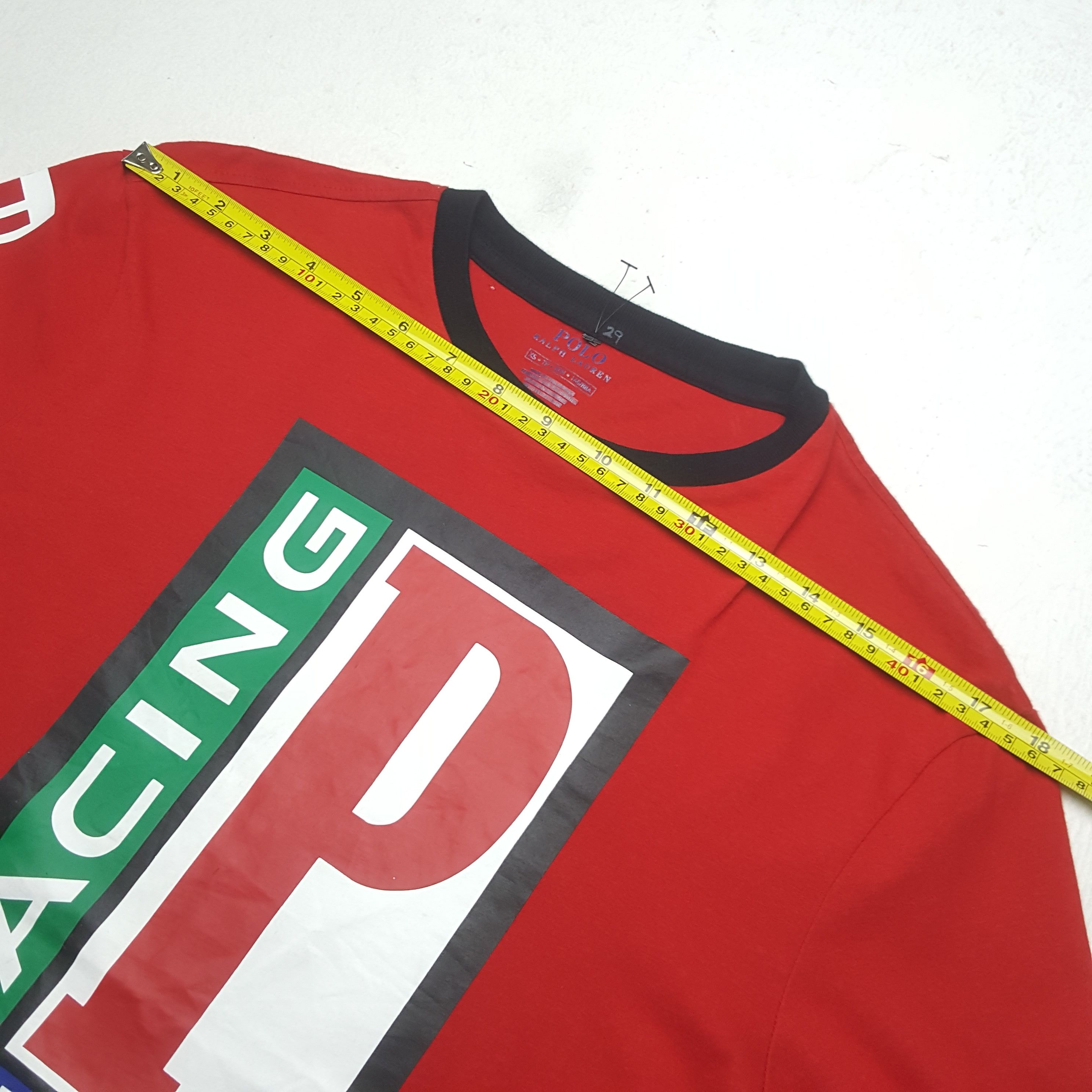 Polo Ralph Lauren Vintage Polo Ralph Lauren Racing 1992 Tshirt Size US S / EU 44-46 / 1 - 5 Thumbnail