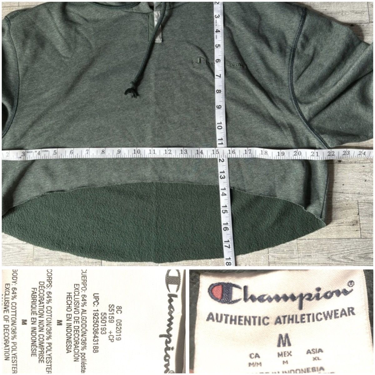 Champion Spooky Mama, Coffee & Halloween, Reworked Cropped Hoodie Size M / US 6-8 / IT 42-44 - 10 Thumbnail