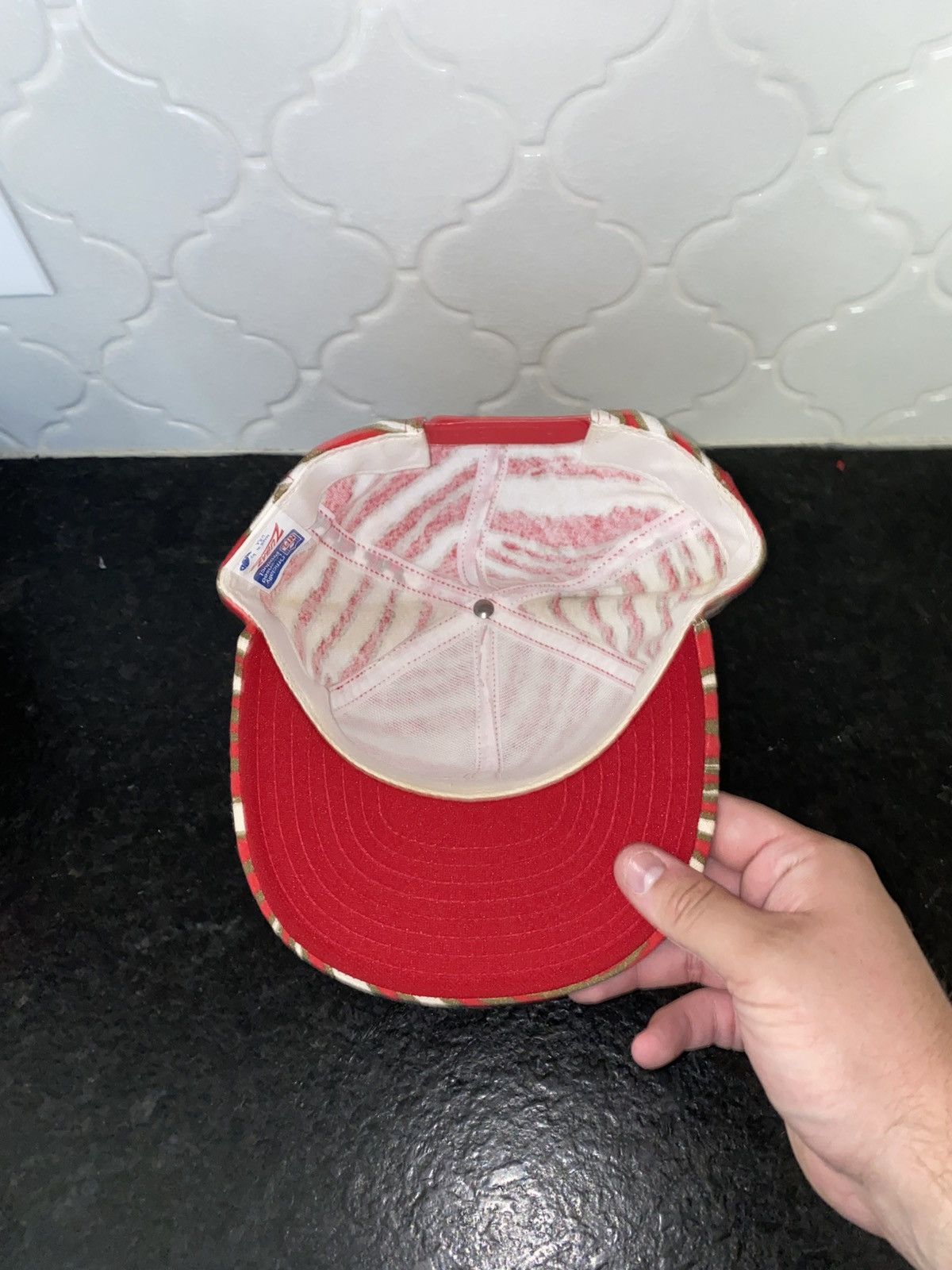 NFL Vintage 90s Zubaz San Francisco 49ers snapback Size ONE SIZE - 3 Thumbnail