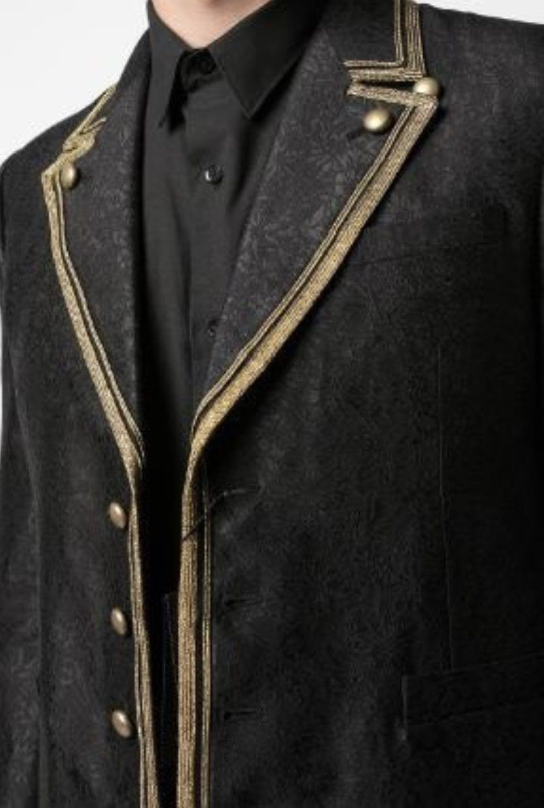 Saint Laurent Paris Saint Laurent Paris 20SS Court Floral Gold Thread Jacquard Size US M / EU 48-50 / 2 - 10 Thumbnail