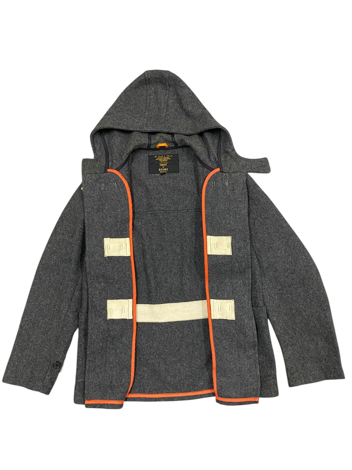 Beams Plus Fidelity Beams Plus Wool Coat Duffle Jacket Size US S / EU 44-46 / 1 - 1 Thumbnail