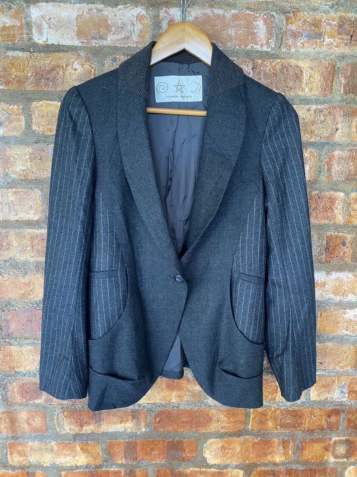 Issey Miyake × Tsumori Chisato Vampire Multipocket Stripes sleeve Blazer light jacket Size M / US 6-8 / IT 42-44 - 2 Thumbnail