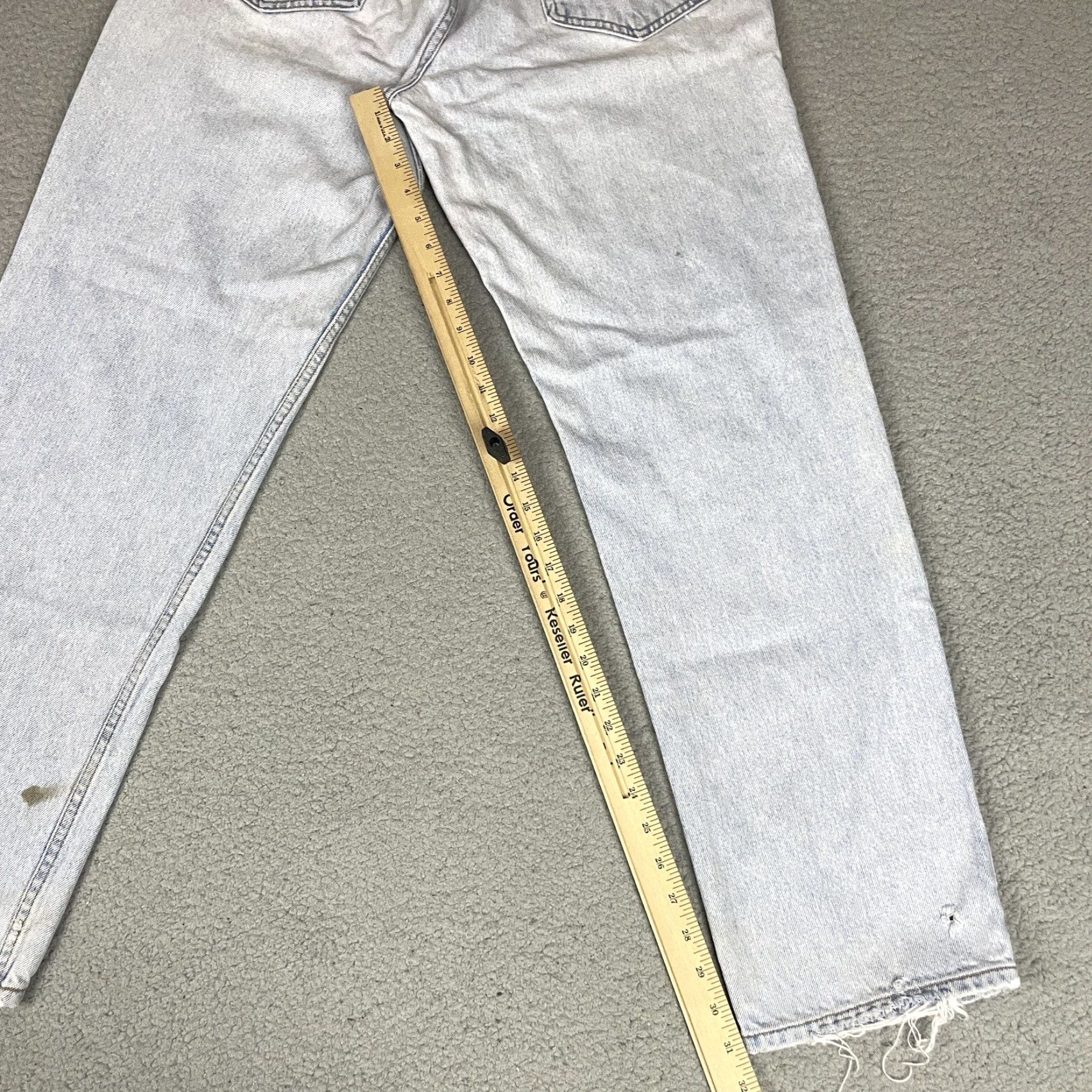 Calvin Klein VINTAGE Calvin Klein Jeans Men 36 Easy Fit USA Made Distressed 5 Pocket Straight Size US 36 / EU 52 - 7 Thumbnail