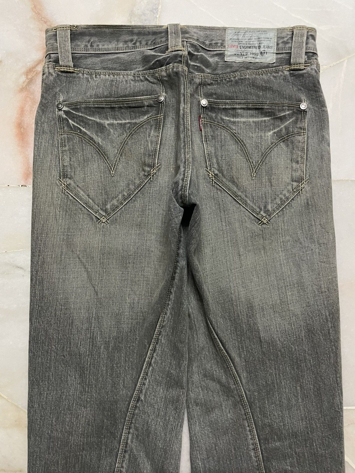Levi's 💥Vintage 90s Levi’s Engineered Jeans Claw Mudwash Quarter Size US 30 / EU 46 - 13 Thumbnail