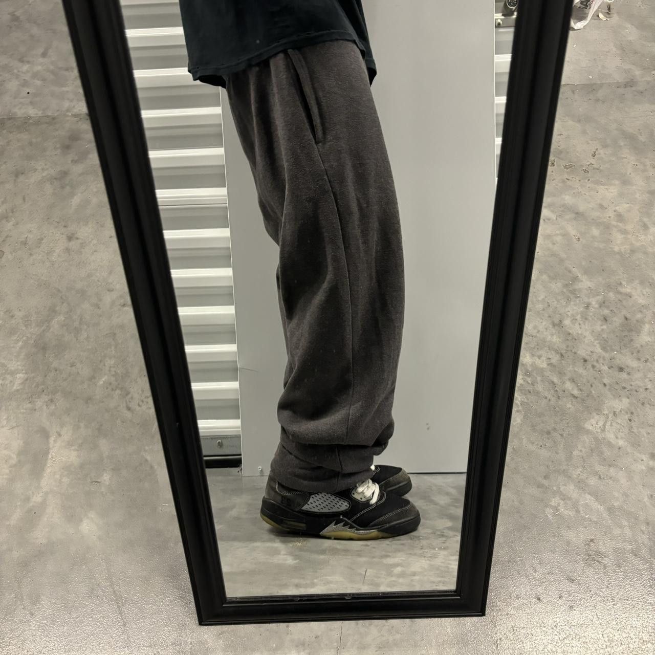Japanese Brand × Vintage Crazy Vintage Y2K/2000s Grey Skater Essential Sweatpants! Size US 30 / EU 46 - 2 Thumbnail