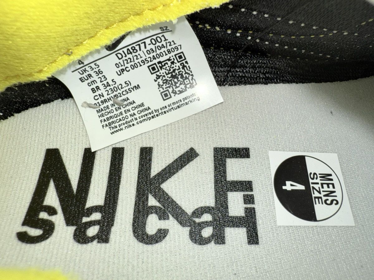 Nike × Sacai × Undercover Nike Sacai Undercover June Takahashi LD Waffle Citron Yellow Size US 5.5 / IT 35.5 - 18 Thumbnail