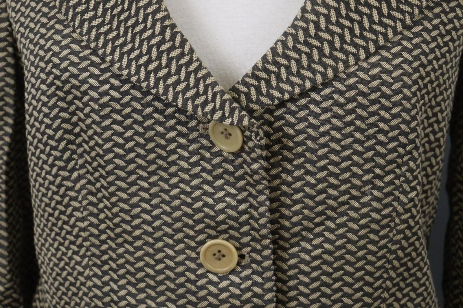 Armani Collezioni Armani Multicolor Geo Print Viscose Blend Jacket Size 46 Size M / US 6-8 / IT 42-44 - 6 Thumbnail