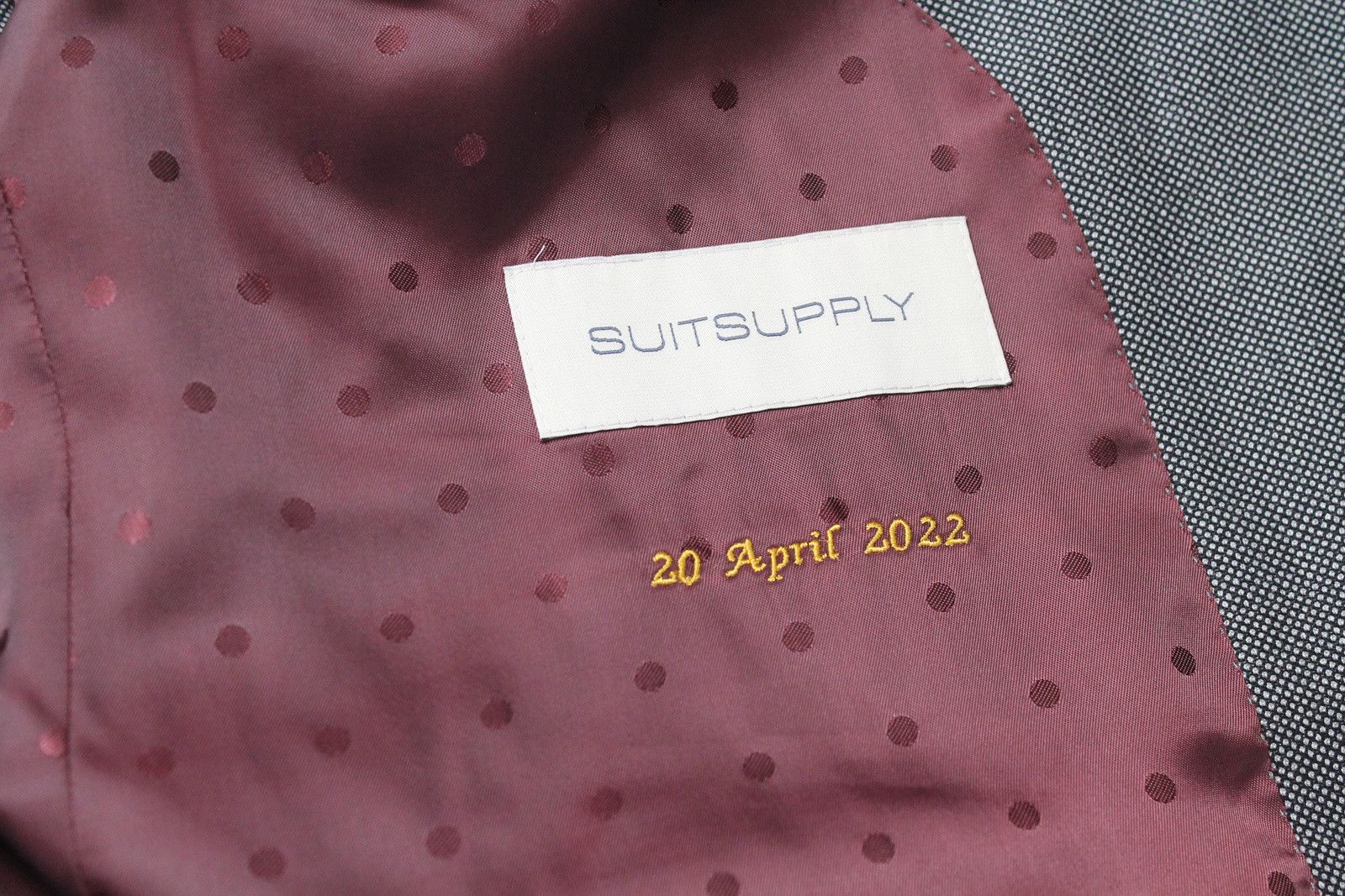 Suitsupply SUITSUPPLY La Spalla / Brescia Suit Mens UK 48 / UK 46 Wool Size 46R - 7 Thumbnail