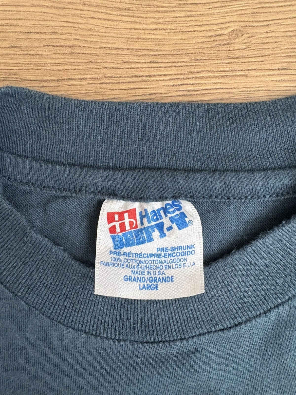 Vintage Vintage Wolf Graphic T-Shirt Hanes Beefy-T USA Made Size L Size US L / EU 52-54 / 3 - 4 Thumbnail