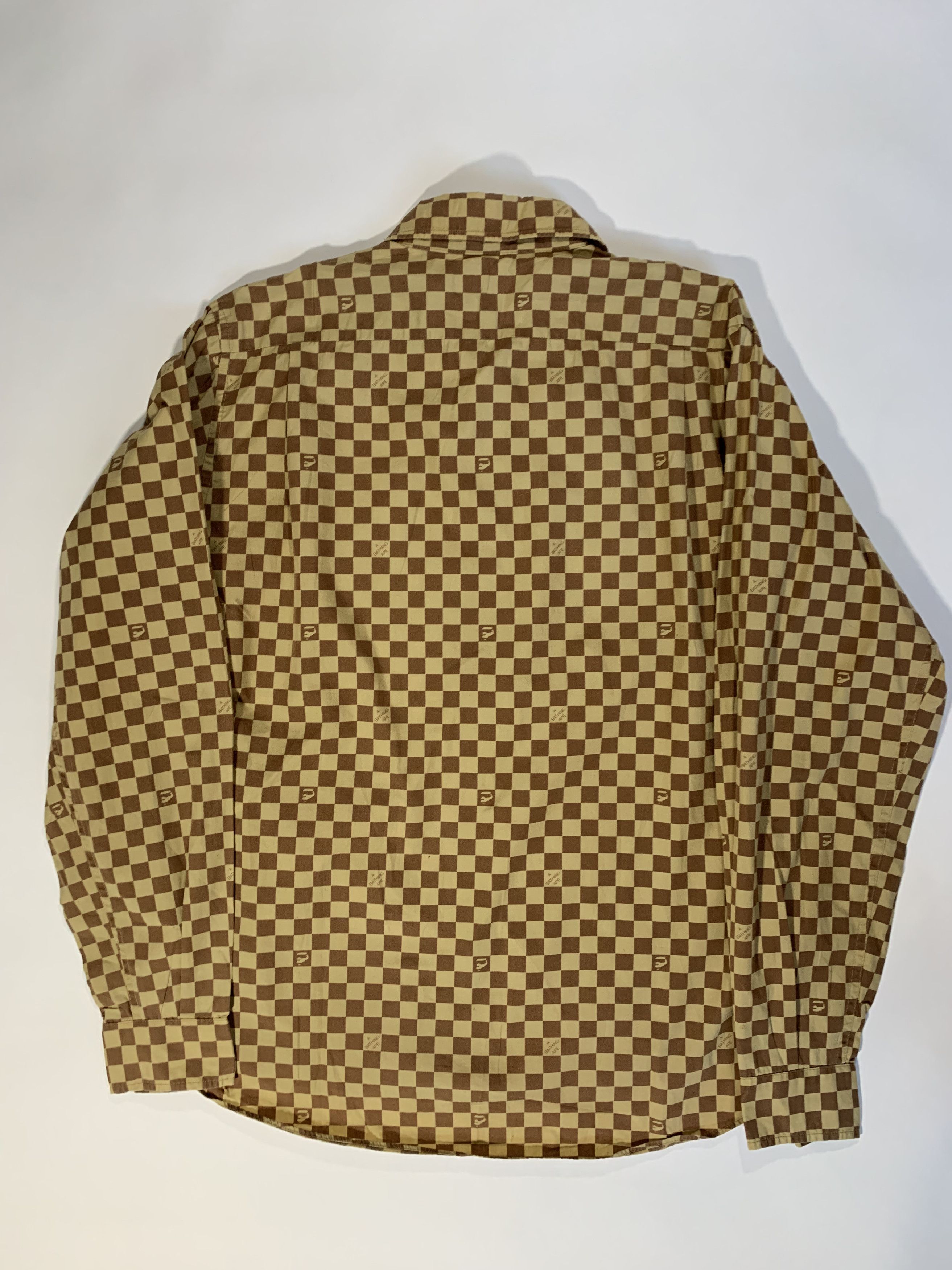 Bape AW02 Damier Micro Check Print Shirt Size US L / EU 52-54 / 3 - 2 Thumbnail