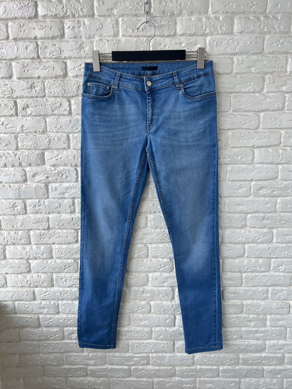 Prada Prada Milano Logo Blue Denim Jeans Size 28" / US 6 / IT 42 - 2 Thumbnail