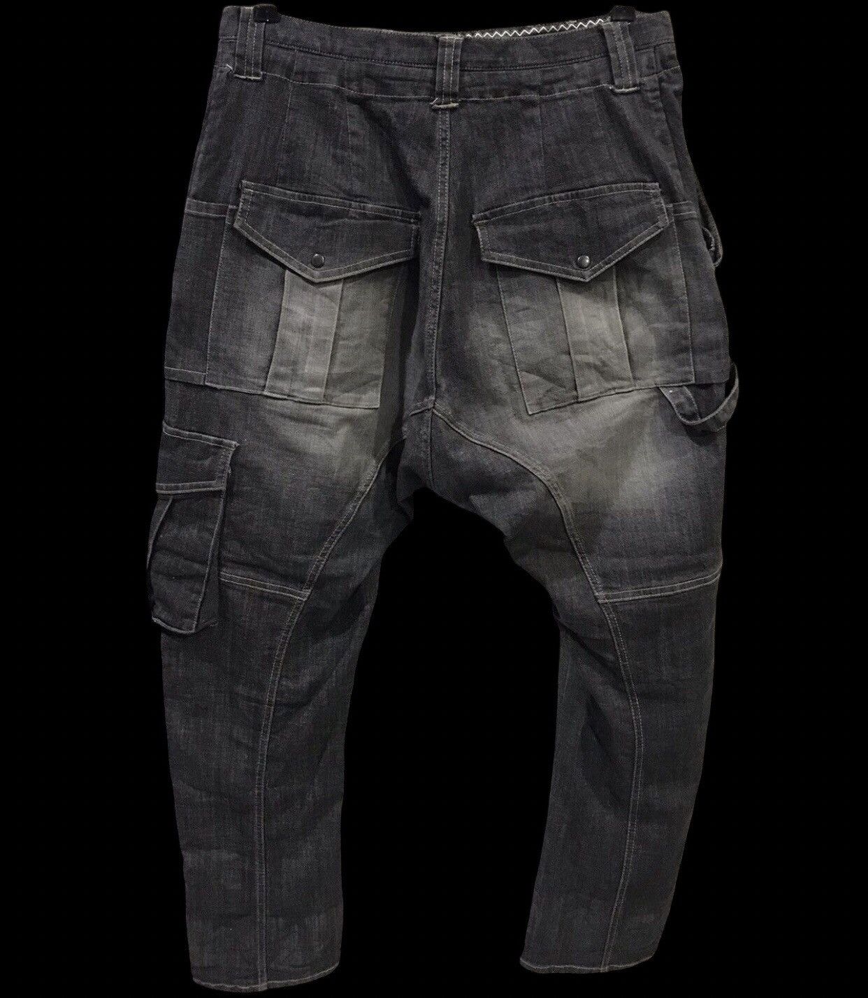 Japanese Brand PPFM Japan Harem Parasites Pocket Stretchable Cargo Pant Size US 31 - 2 Thumbnail