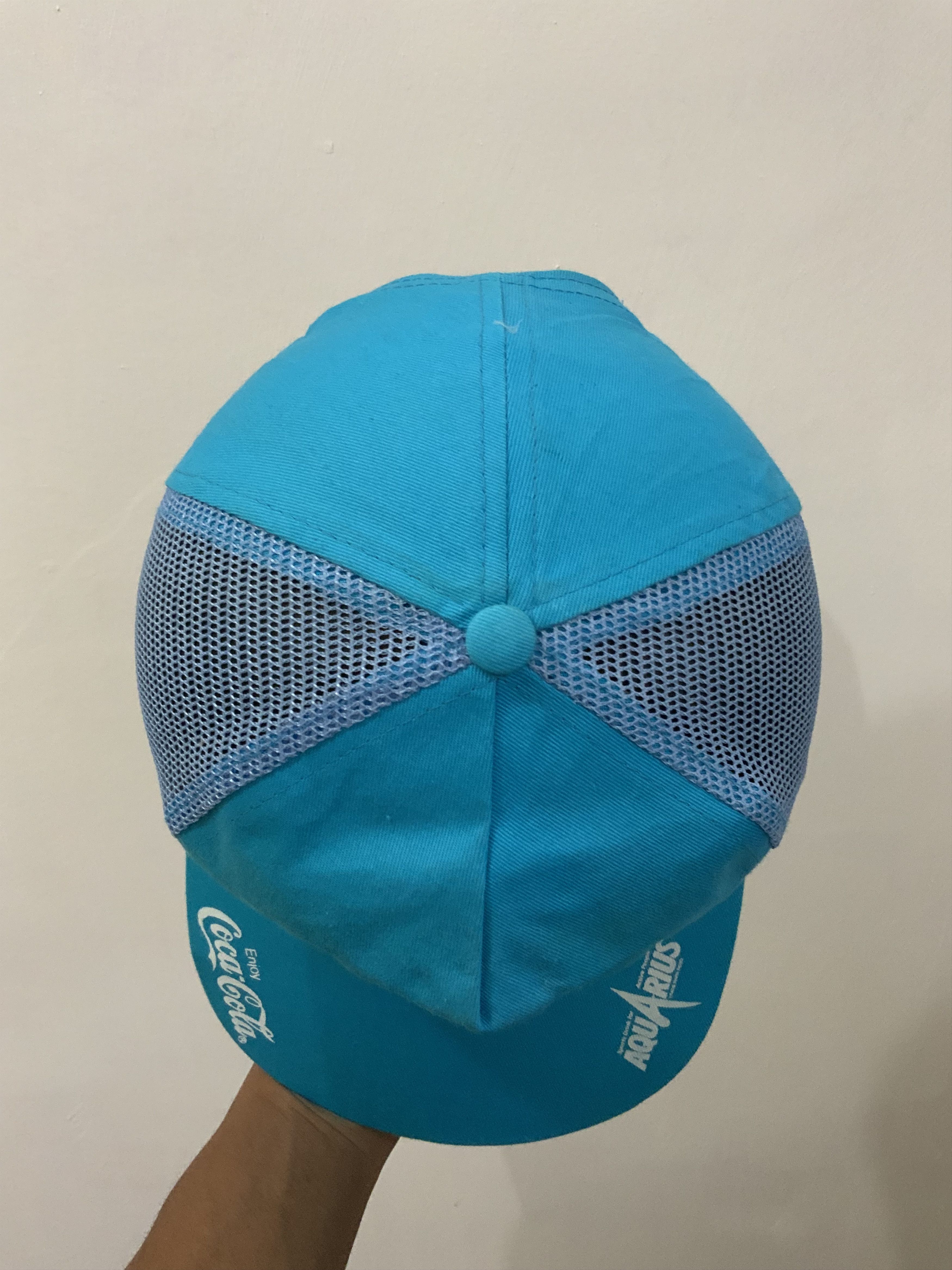 Coca Cola Coca Cola Aquarius Half Trucker Hat Size ONE SIZE - 7 Thumbnail