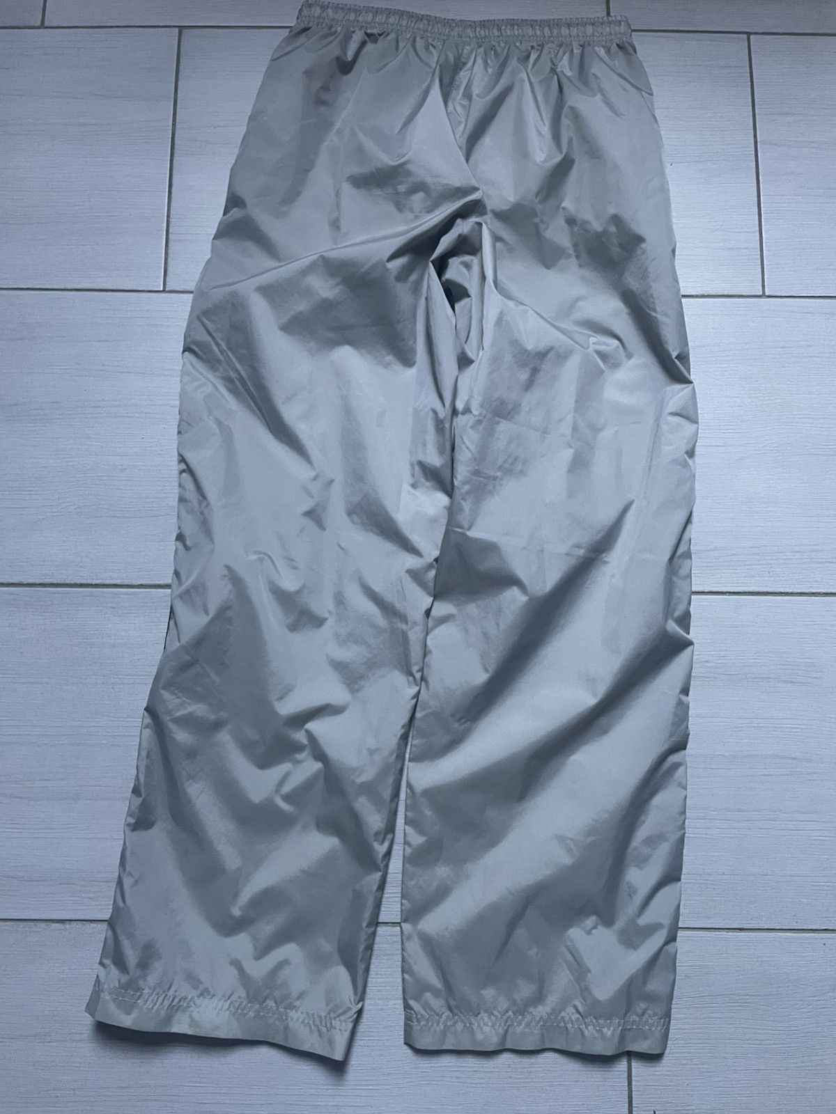Nike Nike vintage swoosh nylon straight baggy rap drill pants Size US 29 - 3 Thumbnail