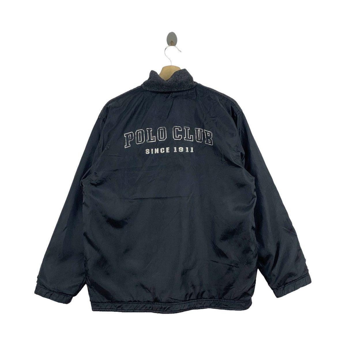 U.S. Polo Assn. × Vintage Vintage POLO CLUB Casualwear Fleece Light Jacket Sweater Size US M / EU 48-50 / 2 - 2 Thumbnail