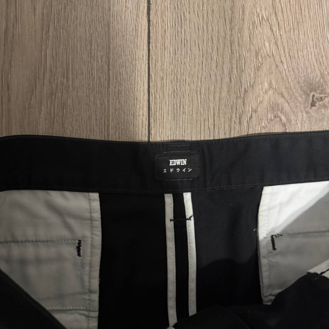 Edwin edwin zoot chino pants size 34 black solid Size US 34 / EU 50 - 4 Thumbnail