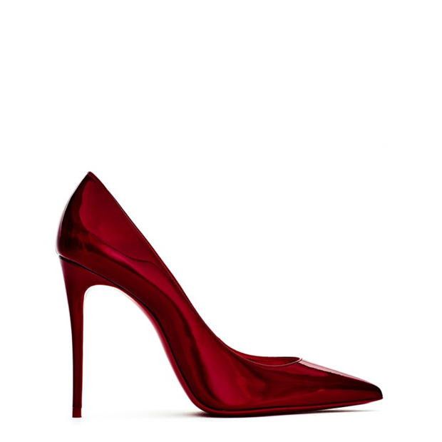 Christian Louboutin Kate 100mm Patent Leather Pumps Size US 7 / IT 37 - 1 Thumbnail