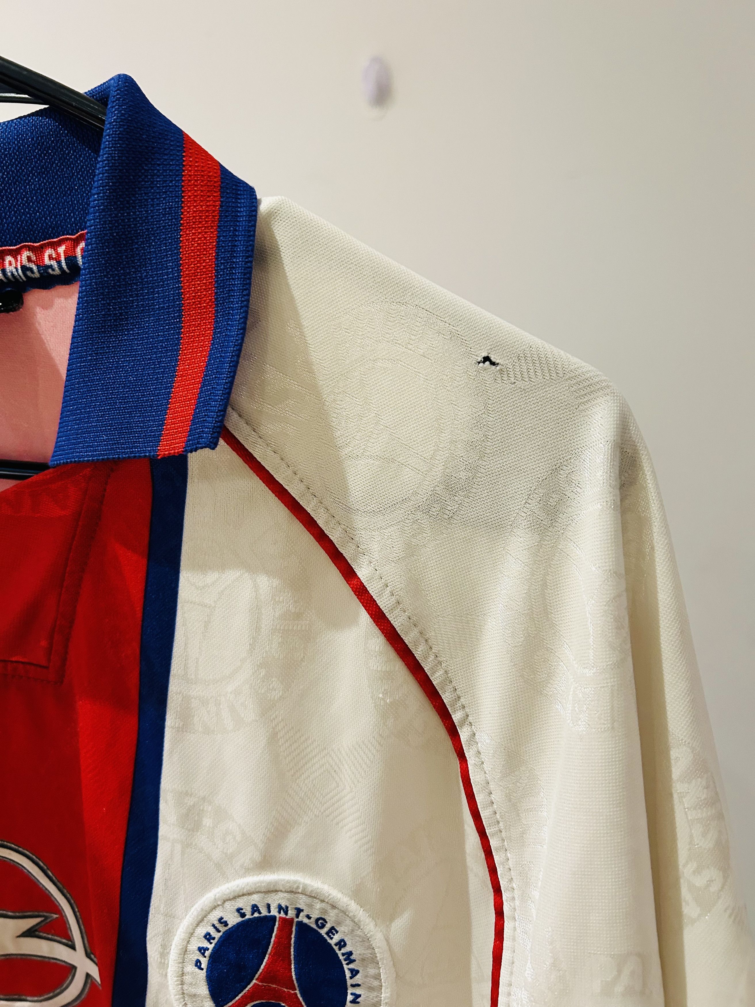 Nike psg 1996/97 away Size US XL / EU 56 / 4 - 4 Thumbnail