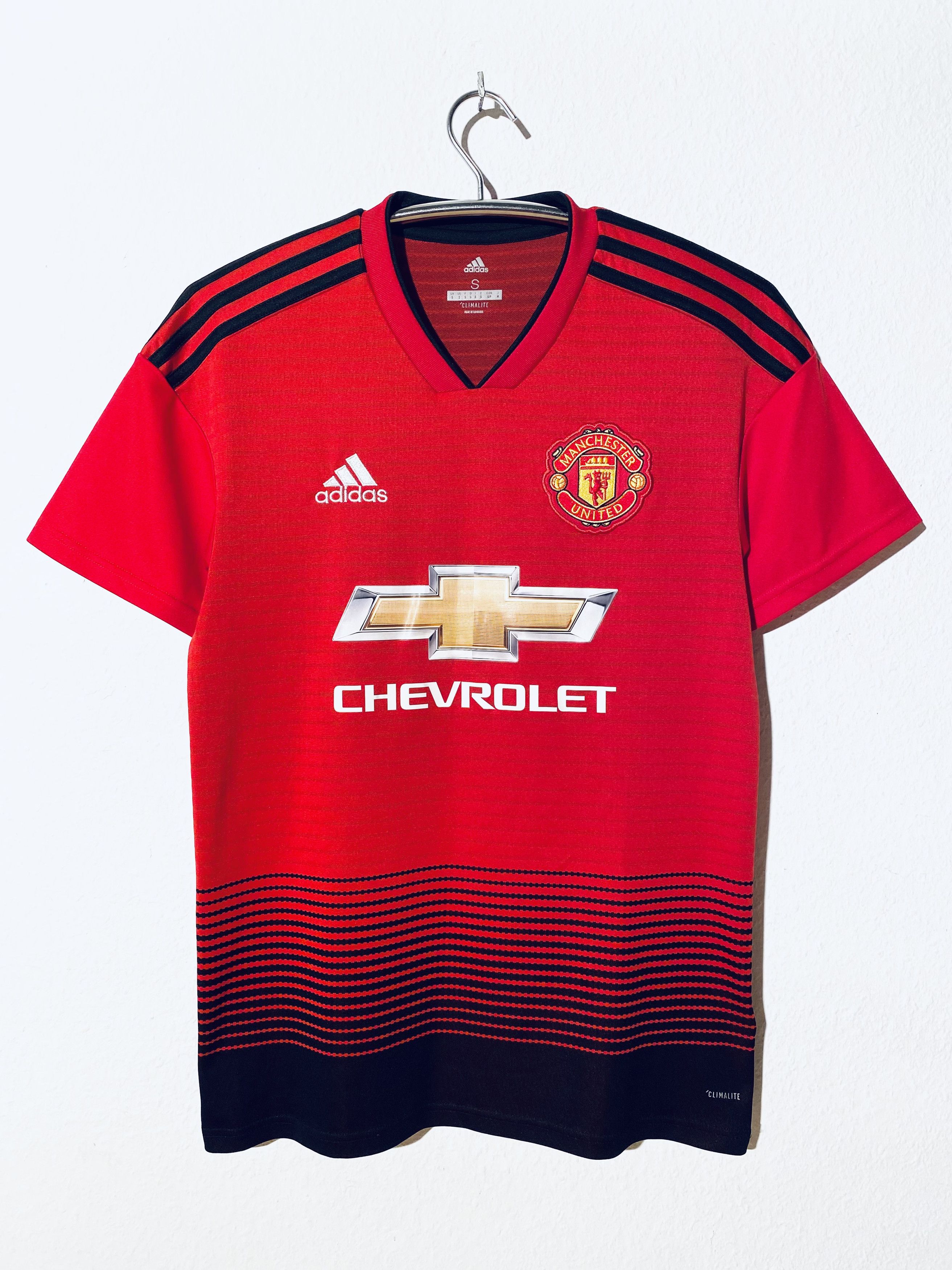 Adidas Manchester United Home Football Shirt Jersey 2018 2019 Size US S / EU 44-46 / 1 - 1 Thumbnail