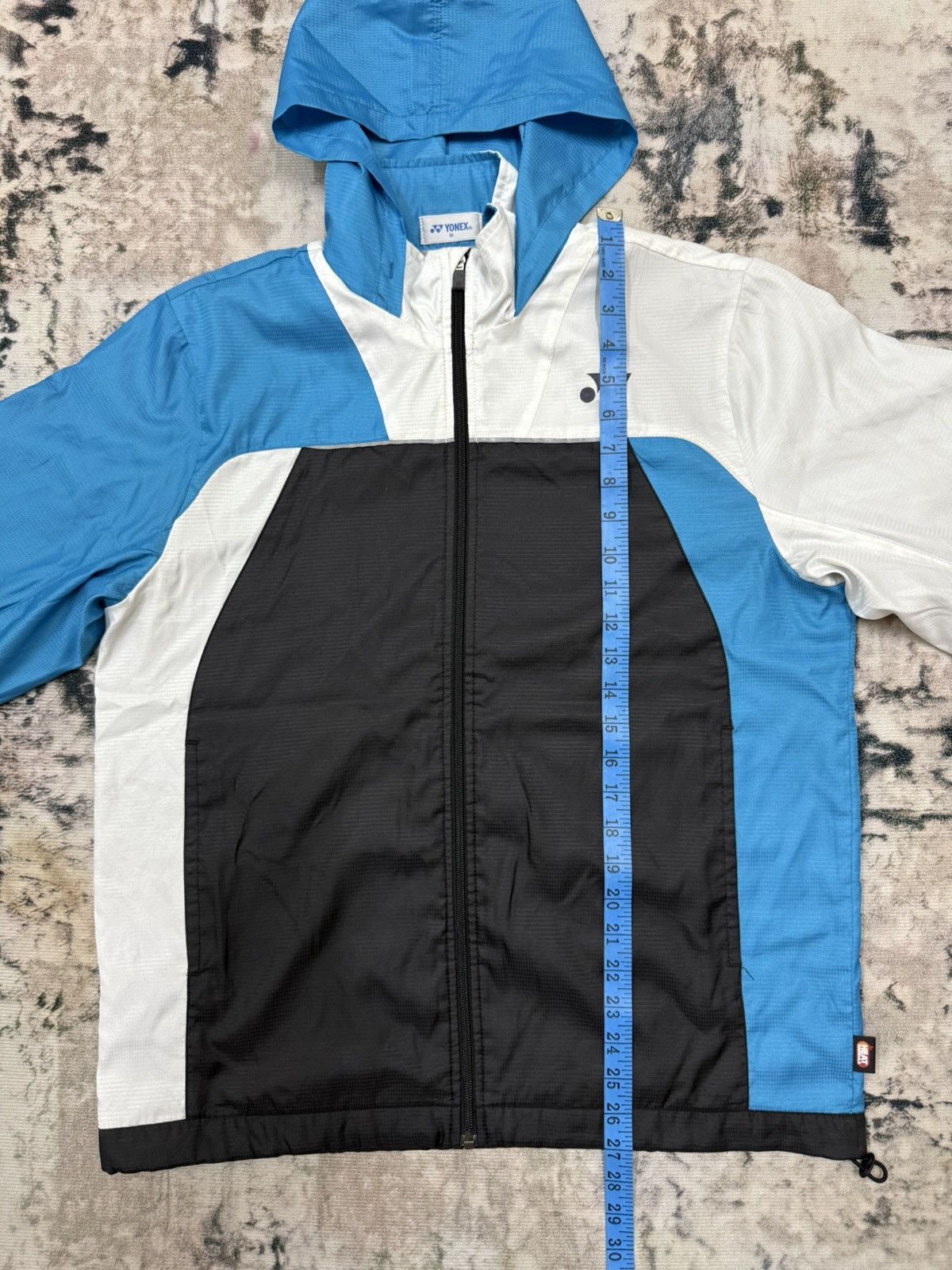 Japanese Brand Vintage 90s Yonex Double Breasted Windbreaker Jacket Hoodie Size US M / EU 48-50 / 2 - 18 Thumbnail